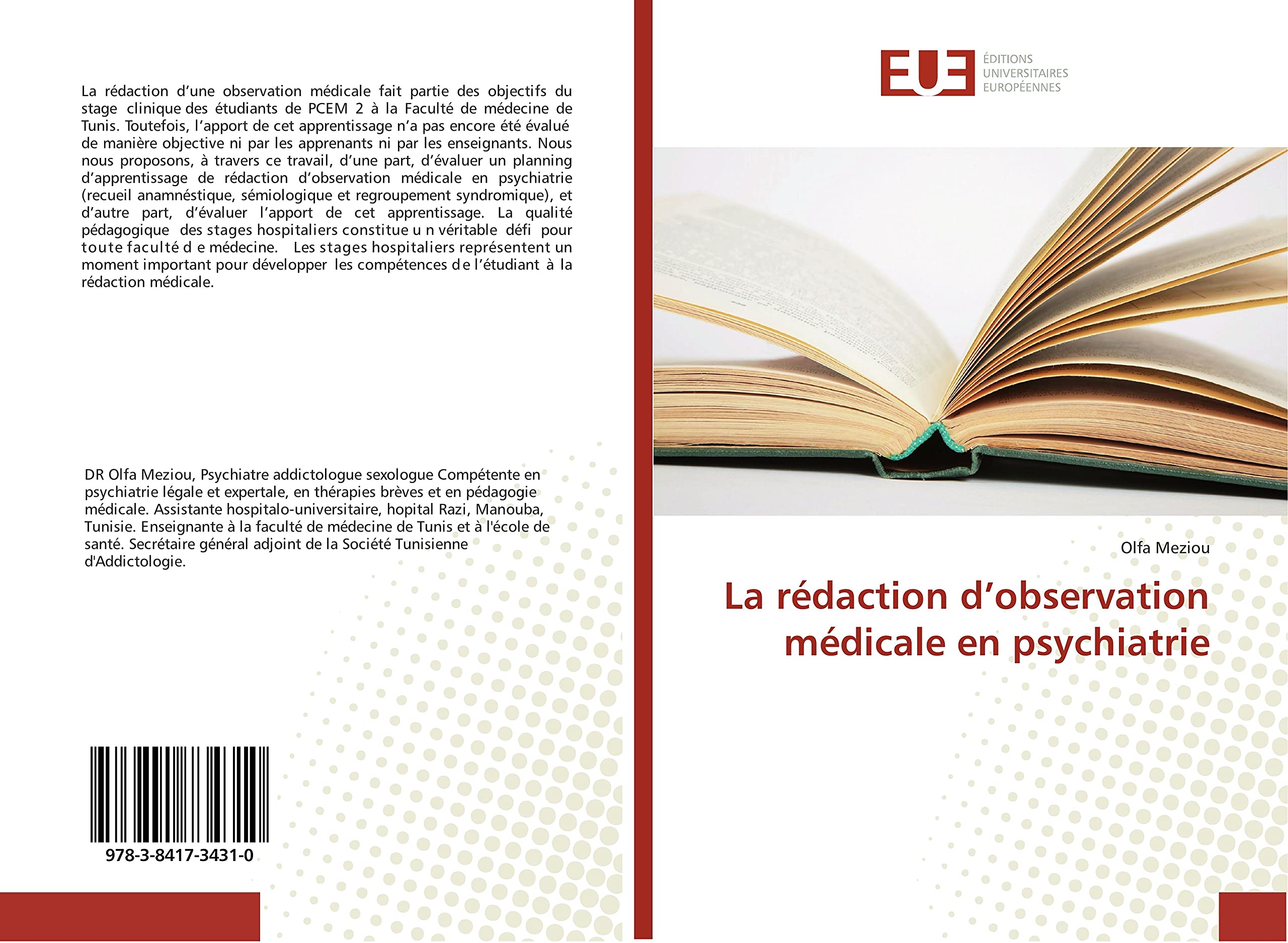 La rédaction d'observation médicale en psychiatrie book