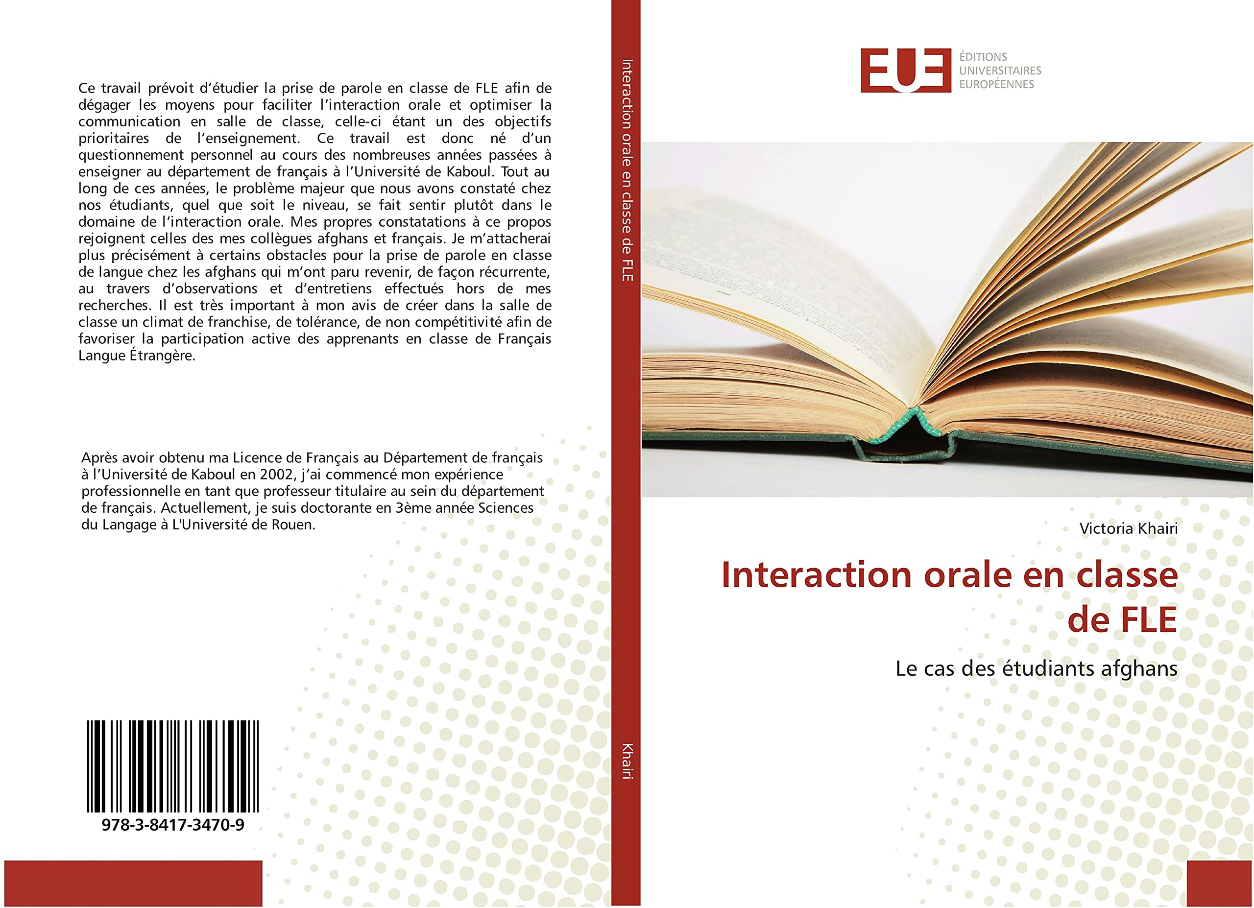 Interaction orale en classe de FLE: Le cas des étudiants afghans book