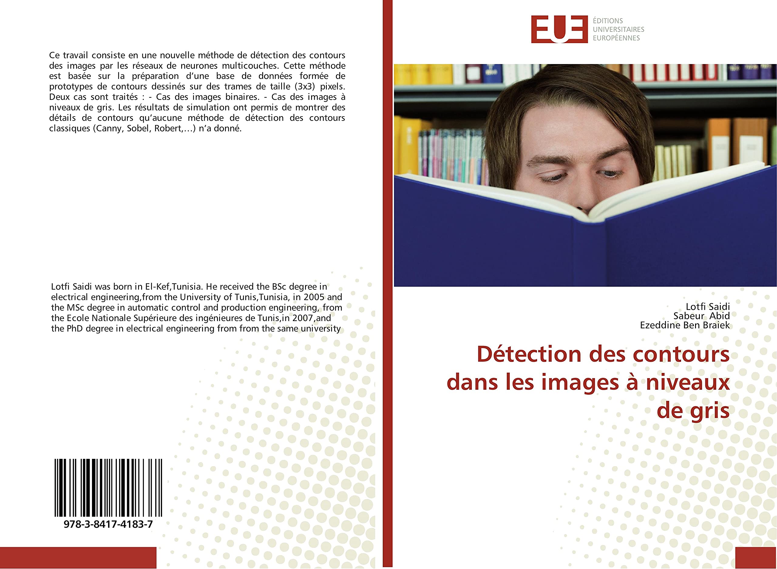 Détection des contours dans les images à niveaux de gris book