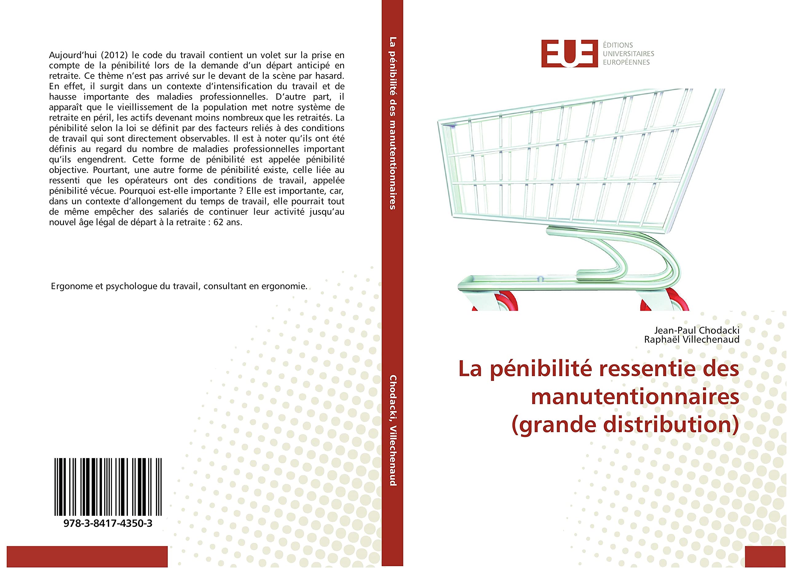 La pénibilité ressentie des manutentionnaires (grande distribution) book