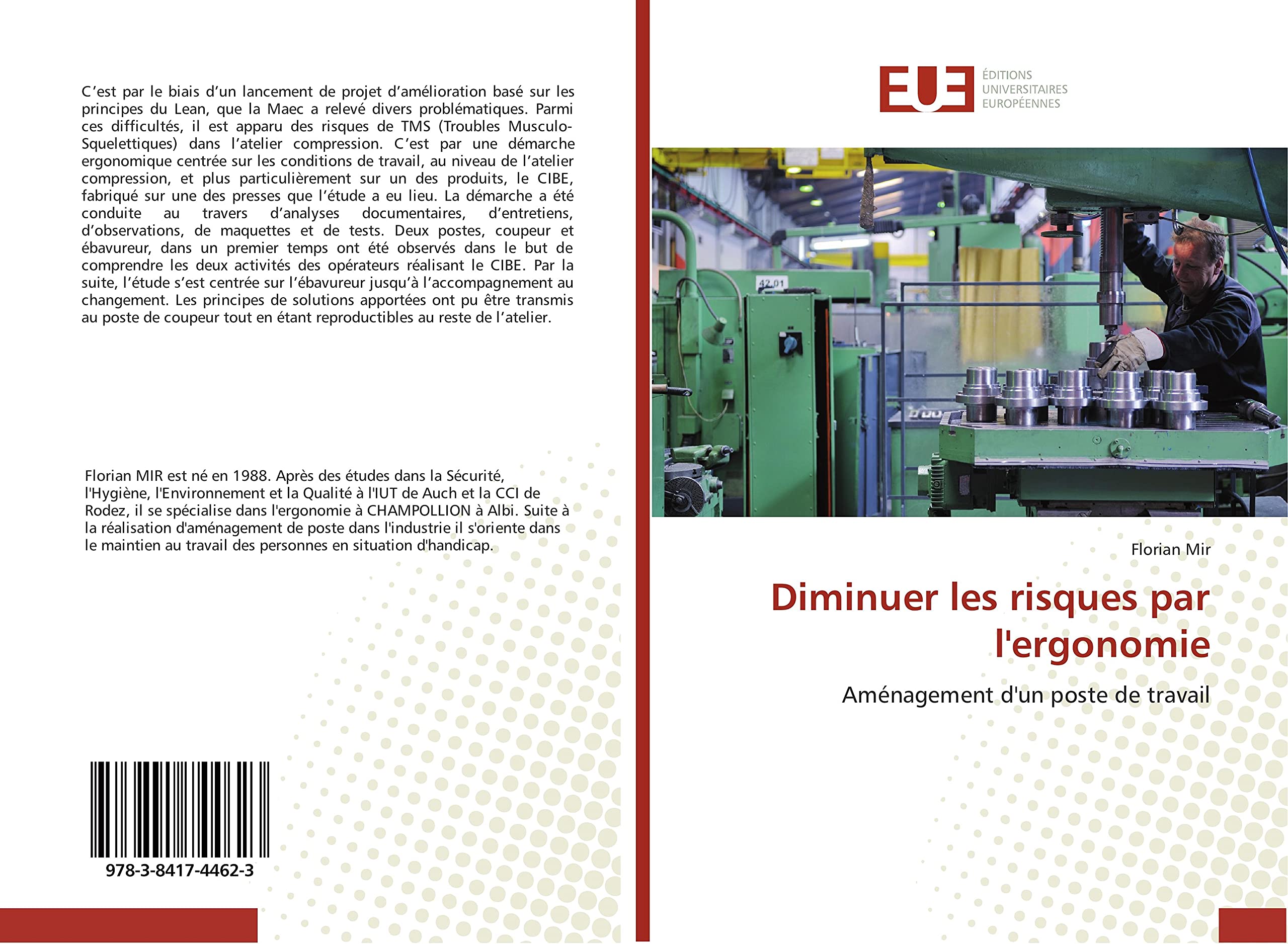 Diminuer les risques par l'ergonomie: Aménagement d'un poste de travail book