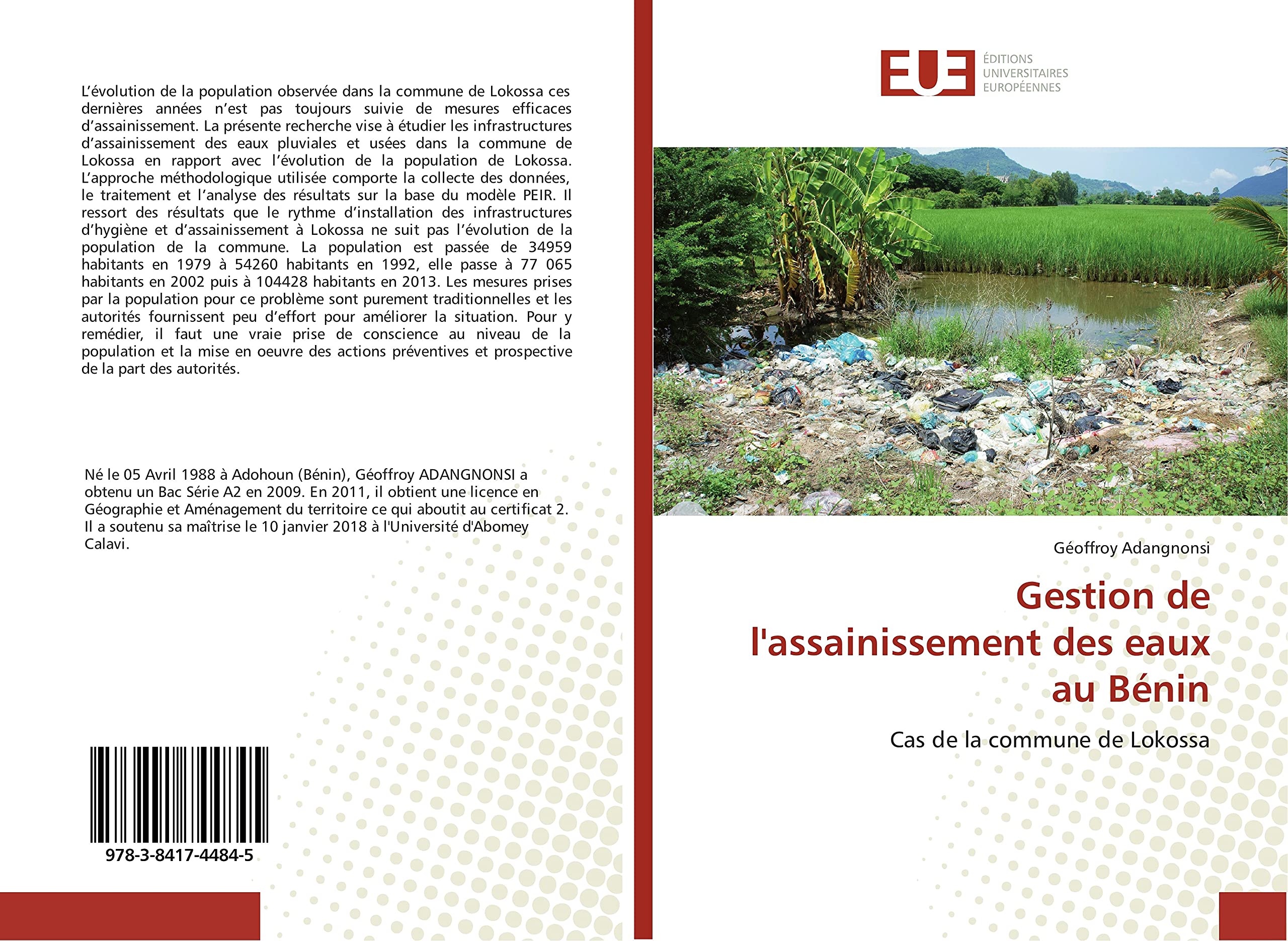 Gestion de l'assainissement des eaux au Bénin: Cas de la commune de Lokossa book