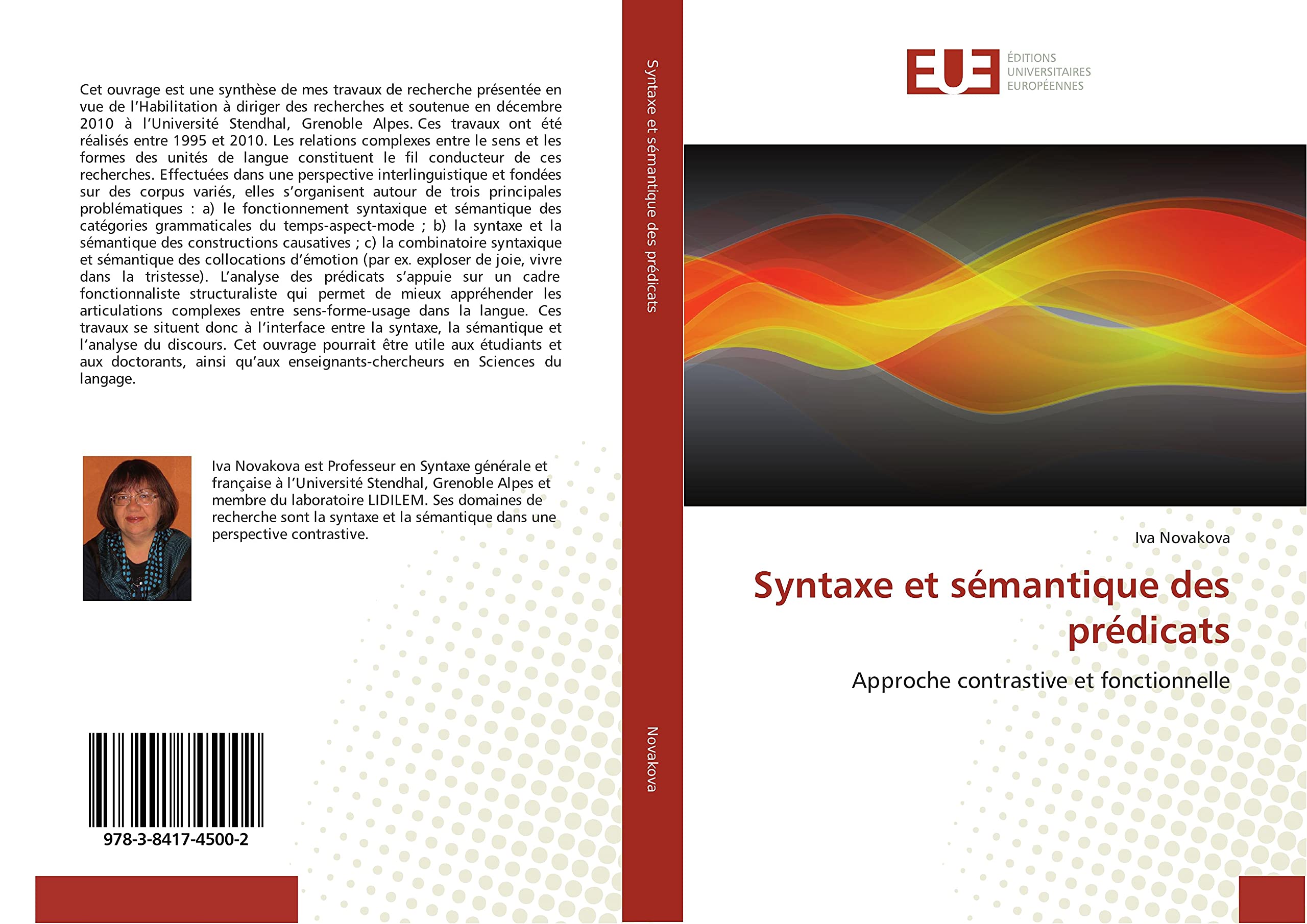 Syntaxe et sémantique des prédicats: Approche contrastive et fonctionnelle book
