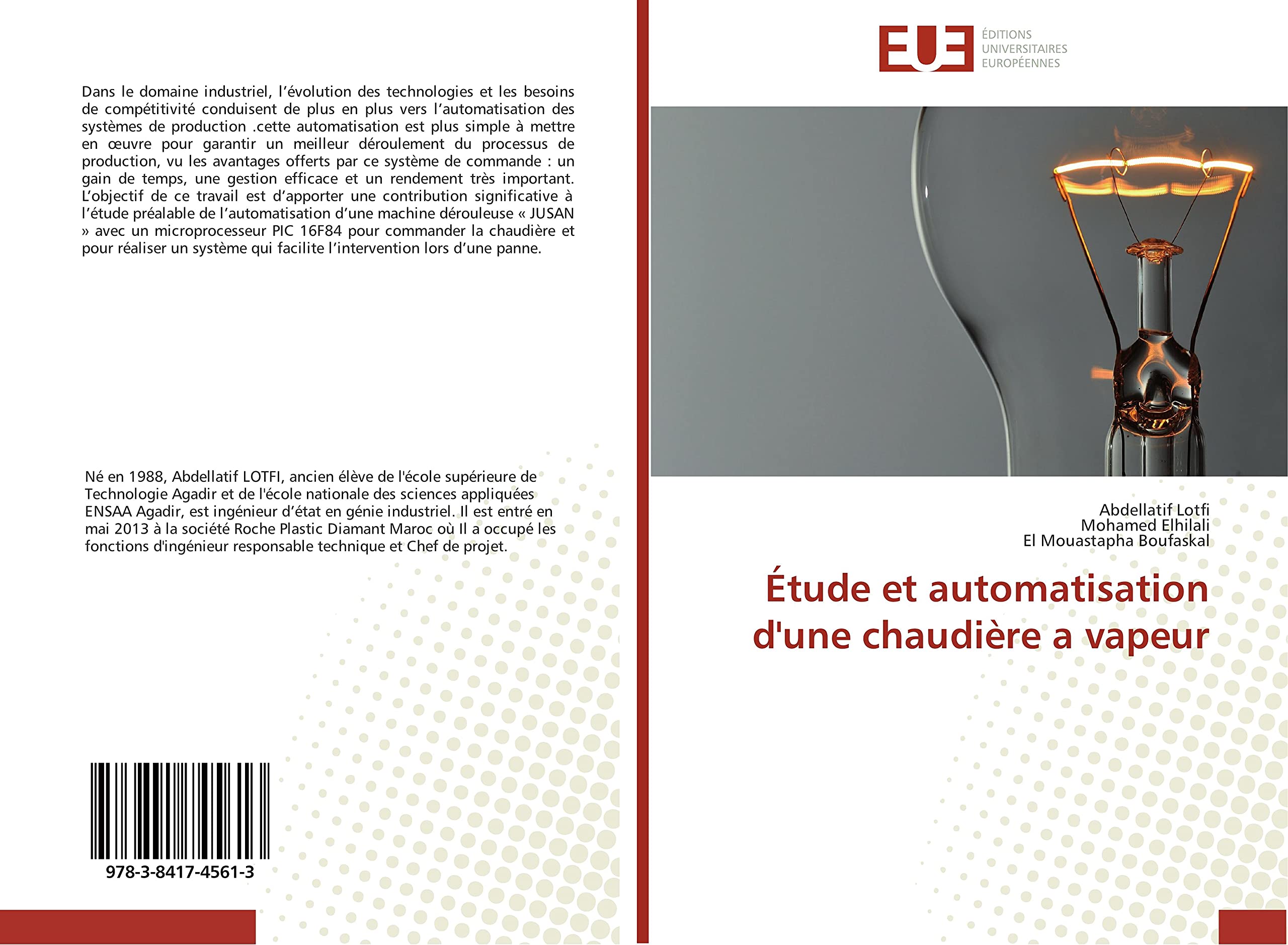 Étude et automatisation d'une chaudière a vapeur book