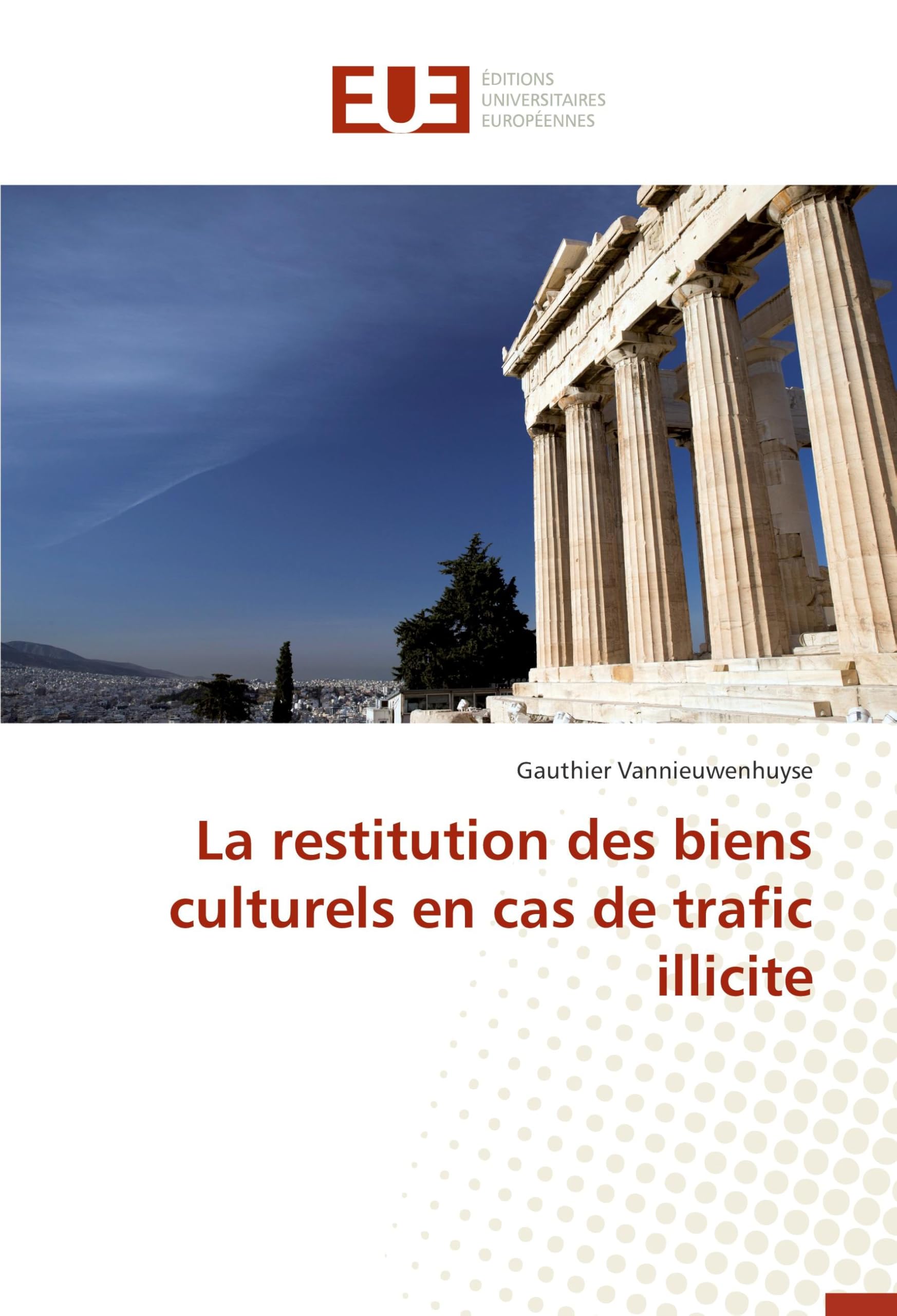 La restitution des biens culturels en cas de trafic illicite book