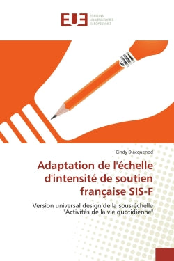 Adaptation de l'échelle d'intensité de soutien française sis-f book