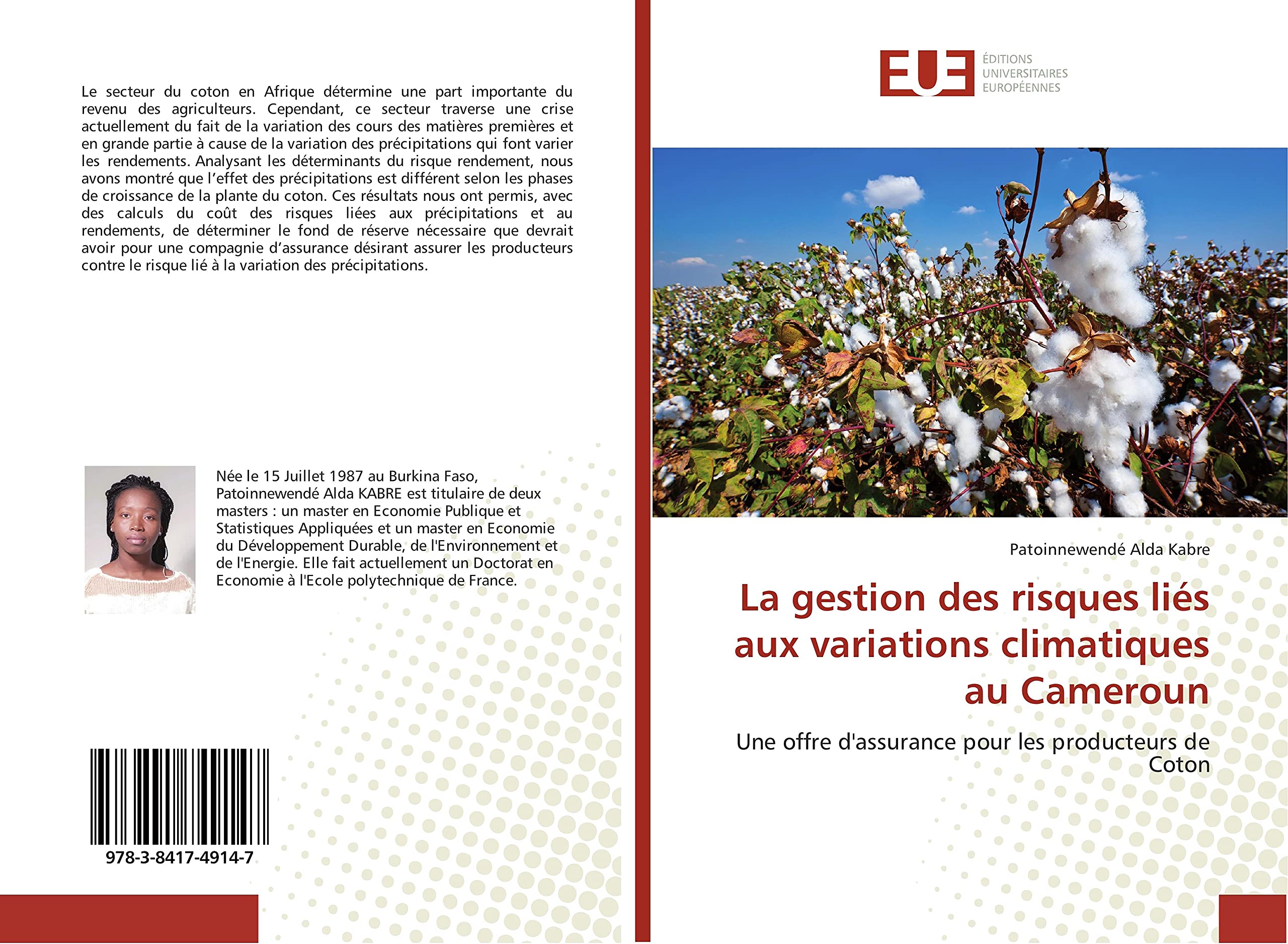 La gestion des risques liés aux variations climatiques au Cameroun: Une offre d'assurance pour les producteurs de Coton book