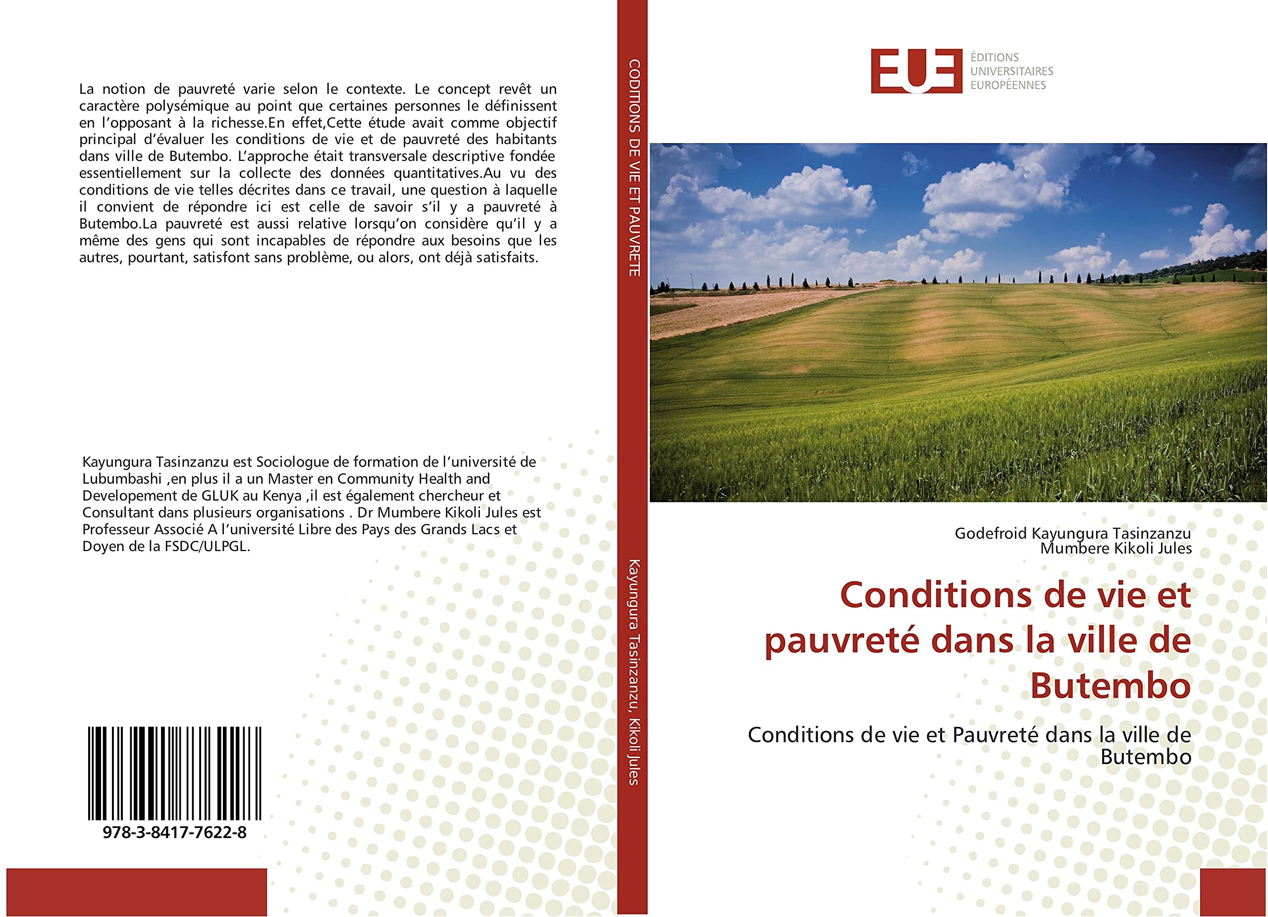 Conditions de vie et pauvreté dans la ville de Butembo book