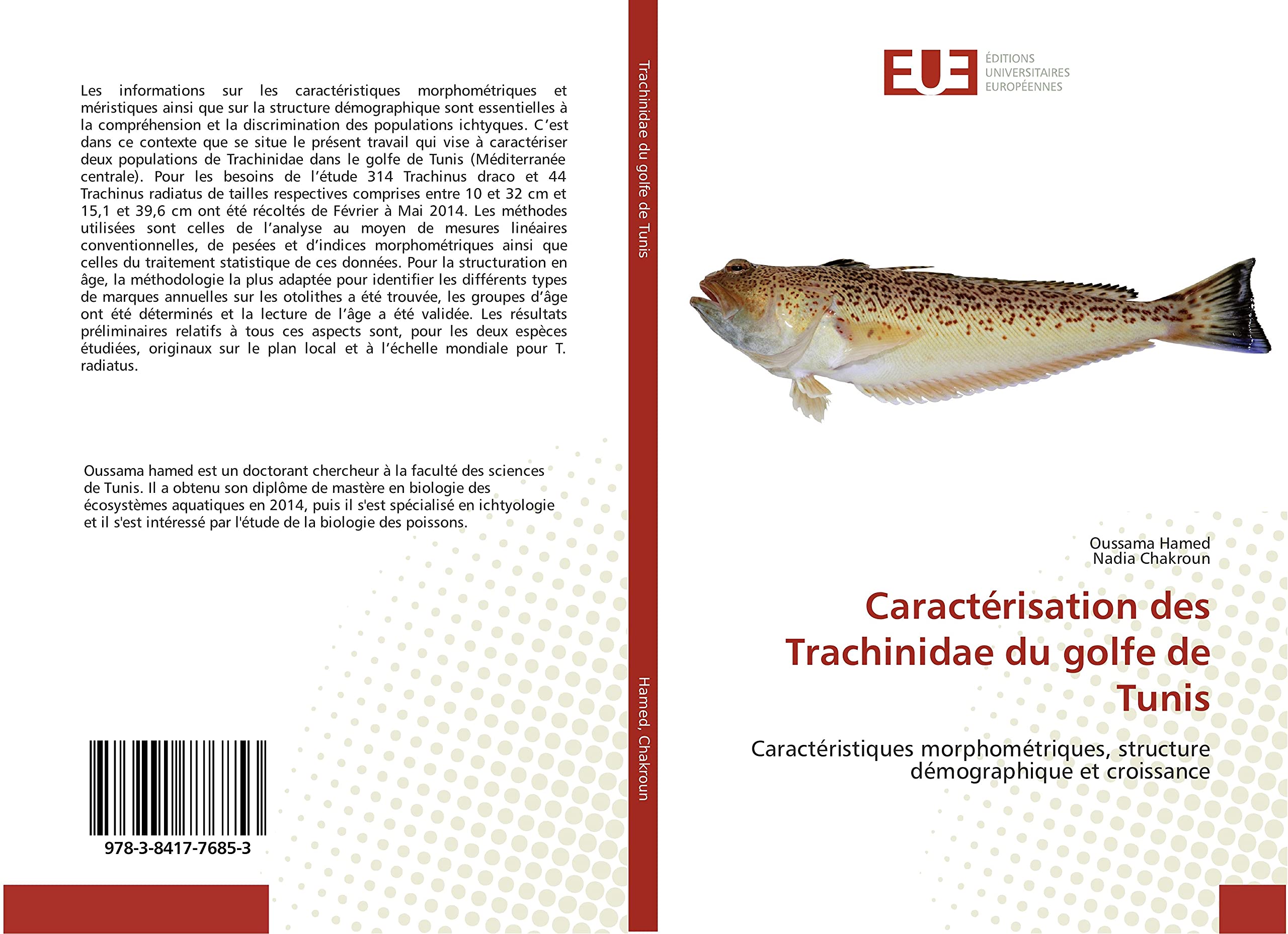 Caractérisation des Trachinidae du golfe de Tunis: Caractéristiques morphométriques, structure démographique et croissance book
