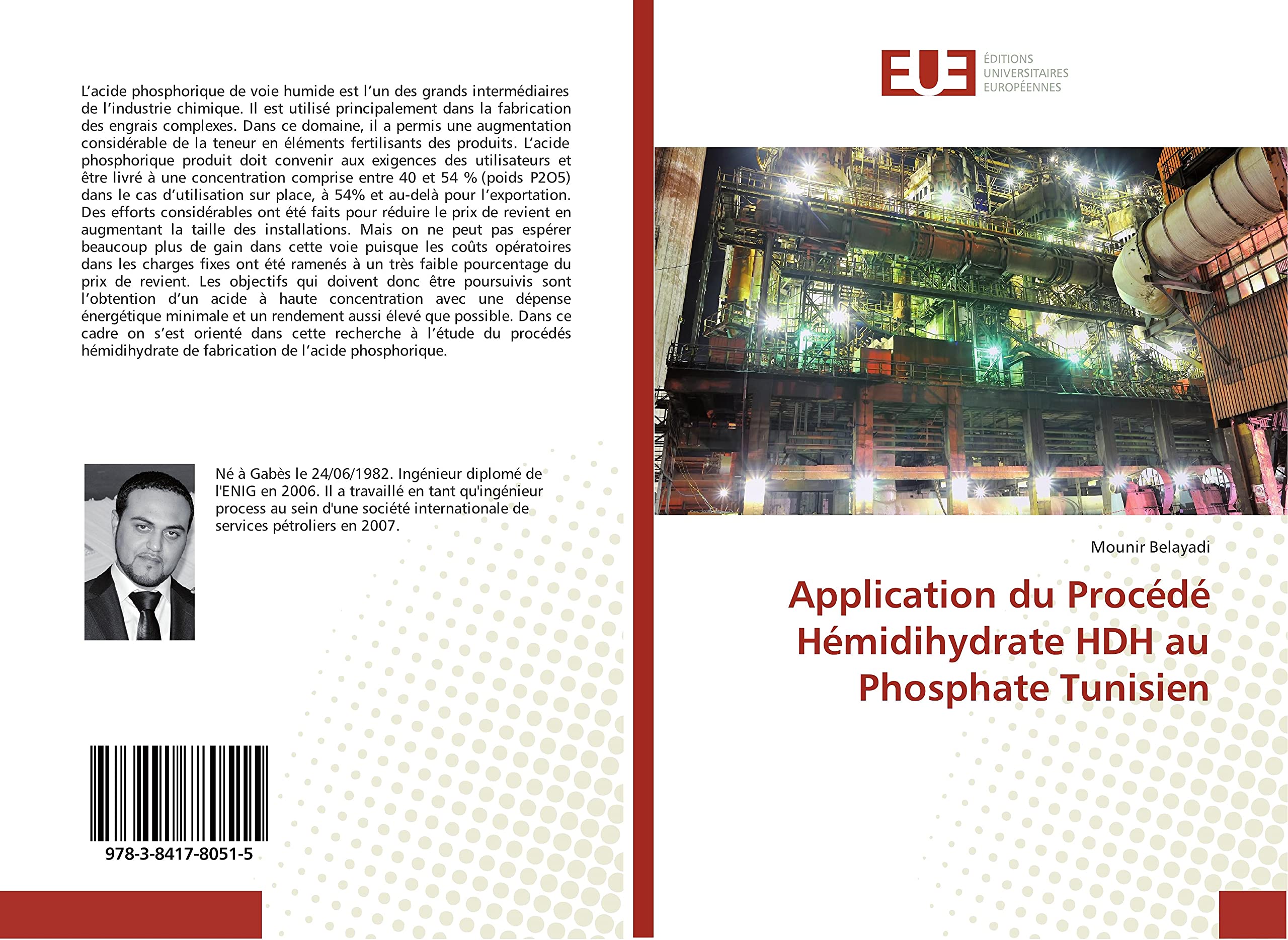 Application du Procédé Hémidihydrate HDH au Phosphate Tunisien book