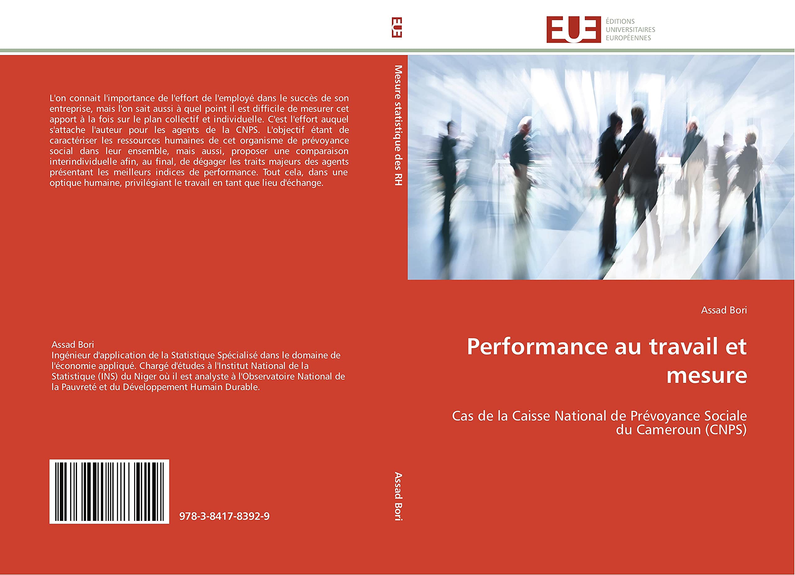 Performance au travail et mesure: Cas de la Caisse National de Prévoyance Sociale du Cameroun (CNPS) book