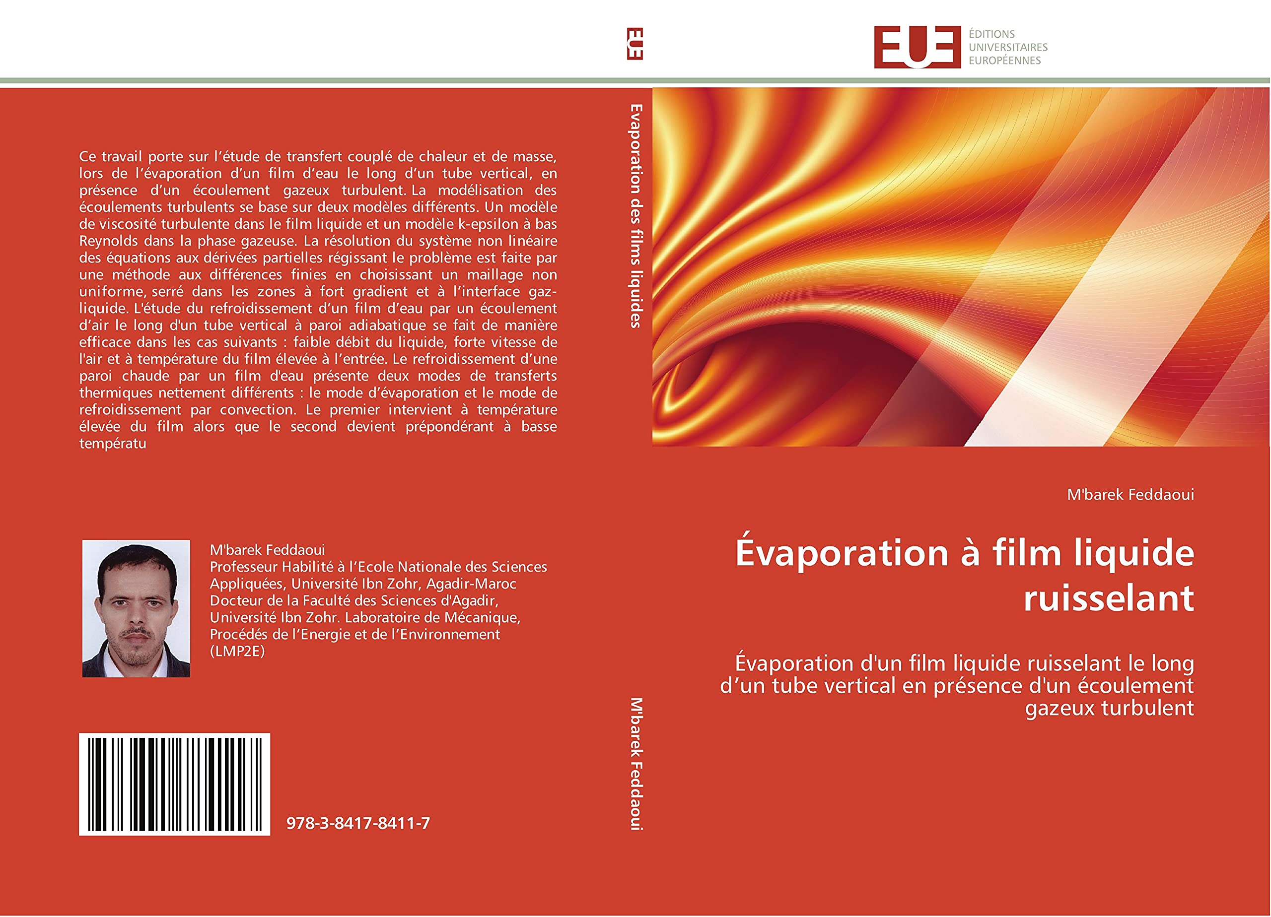 Évaporation à film liquide ruisselant: Évaporation d'un film liquide ruisselant le long d'un tube vertical en présence d'un écoulement gaze book
