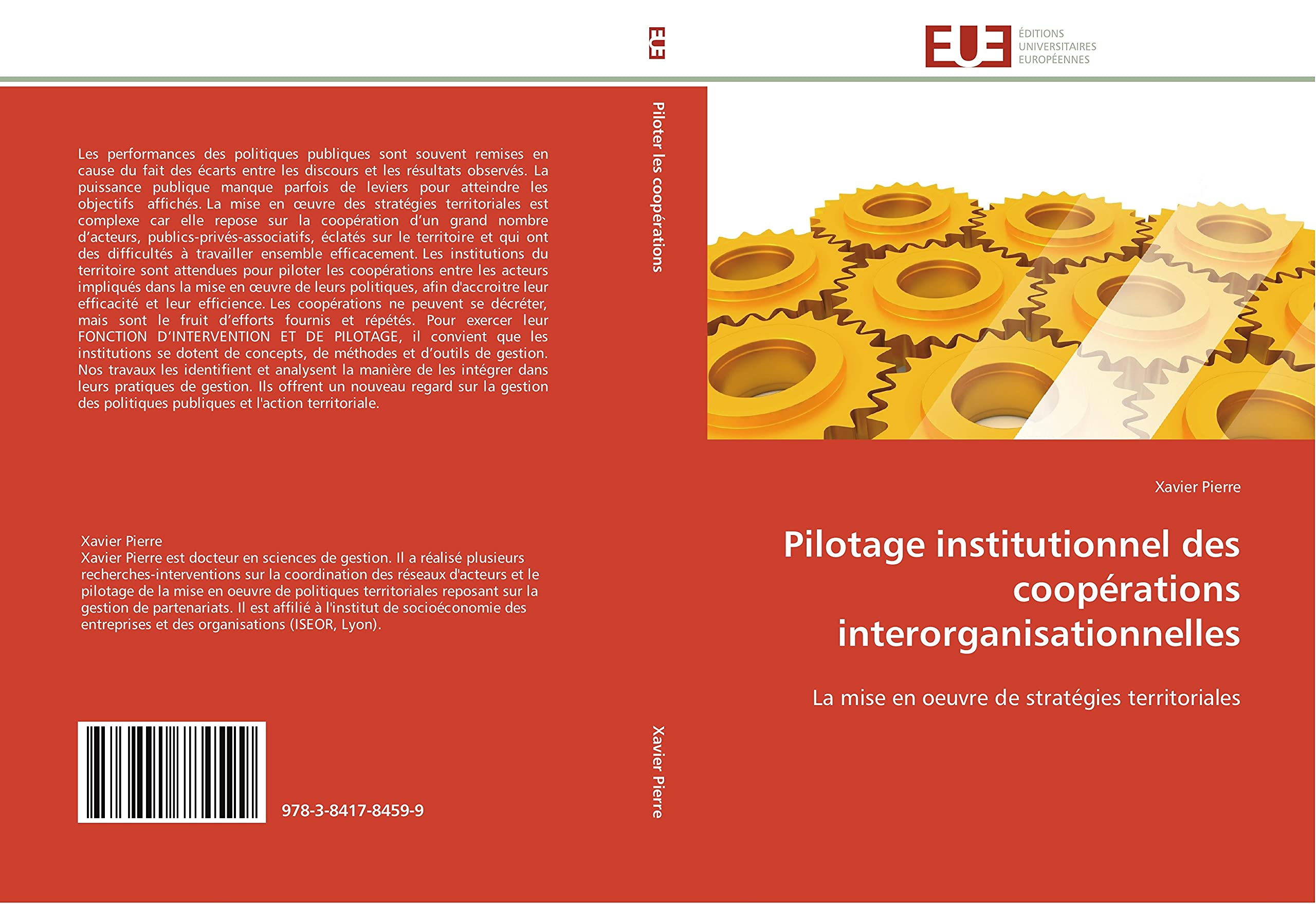 Pilotage institutionnel des coopérations interorganisationnelles: La mise en oeuvre de stratégies territoriales book