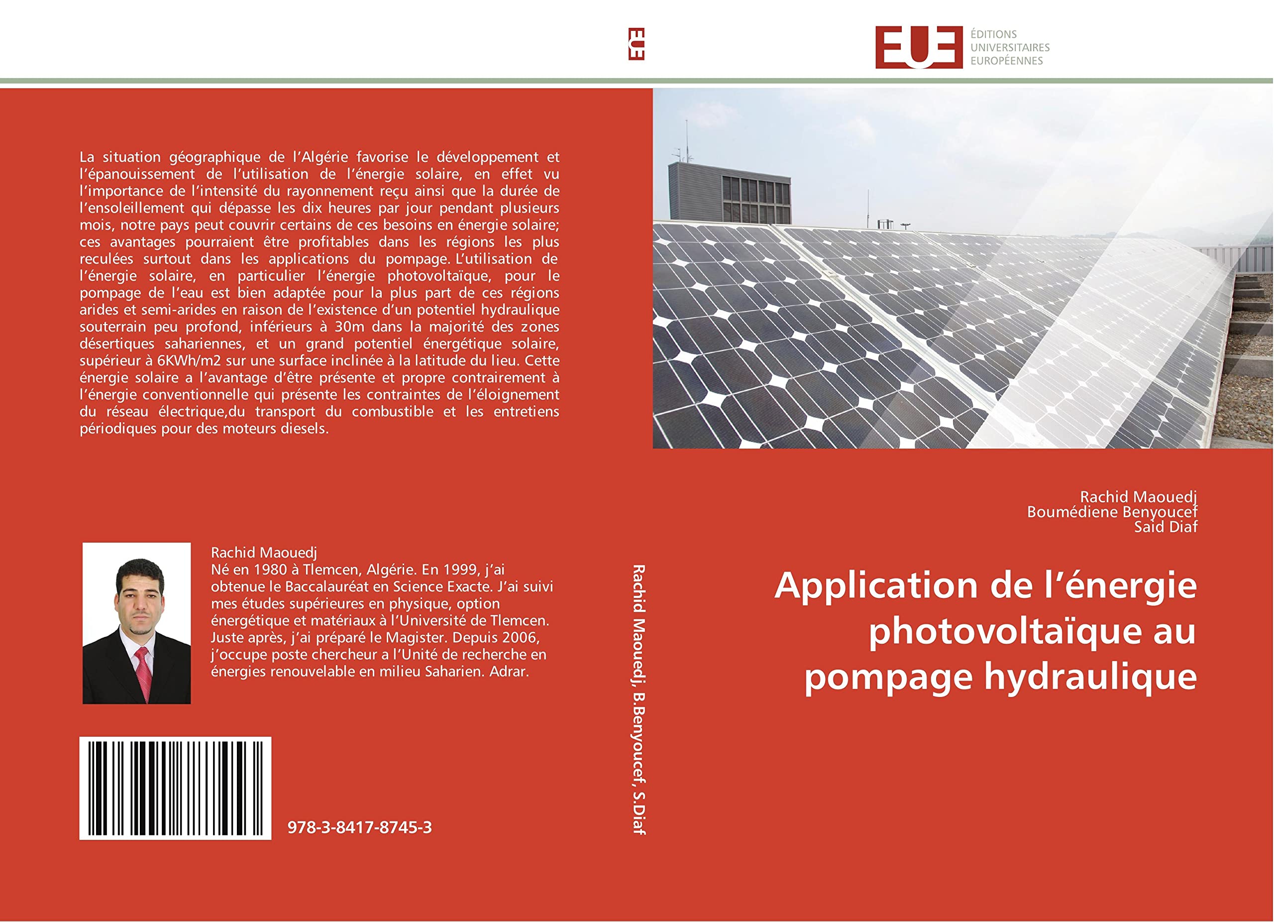 Application de l’énergie photovoltaïque au pompage hydraulique book