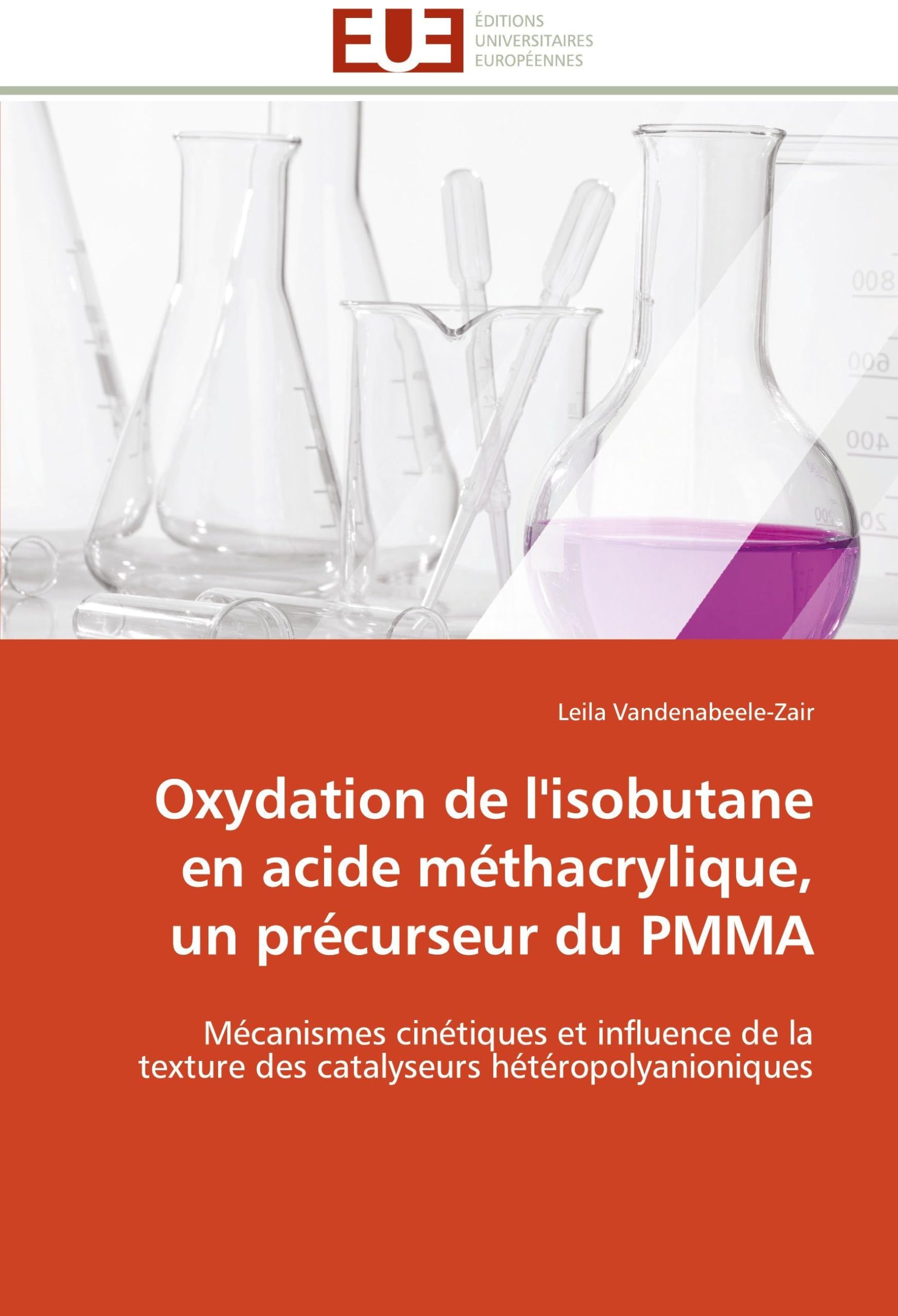 Oxydation de l'isobutane en acide méthacrylique, un précurseur du pmma book