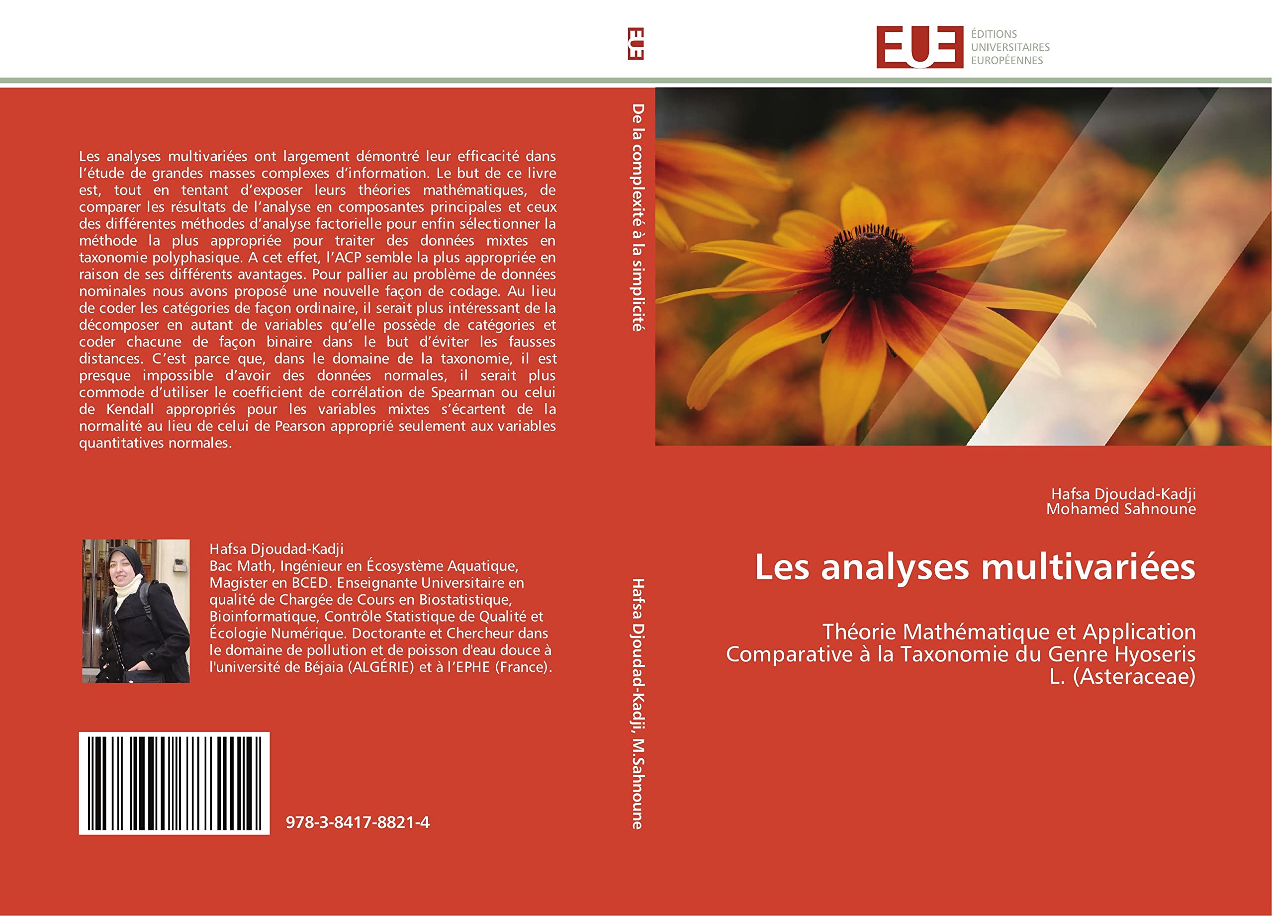 Les analyses multivariées: Théorie Mathématique et Application Comparative à la Taxonomie du Genre Hyoseris L. (Asteraceae) book