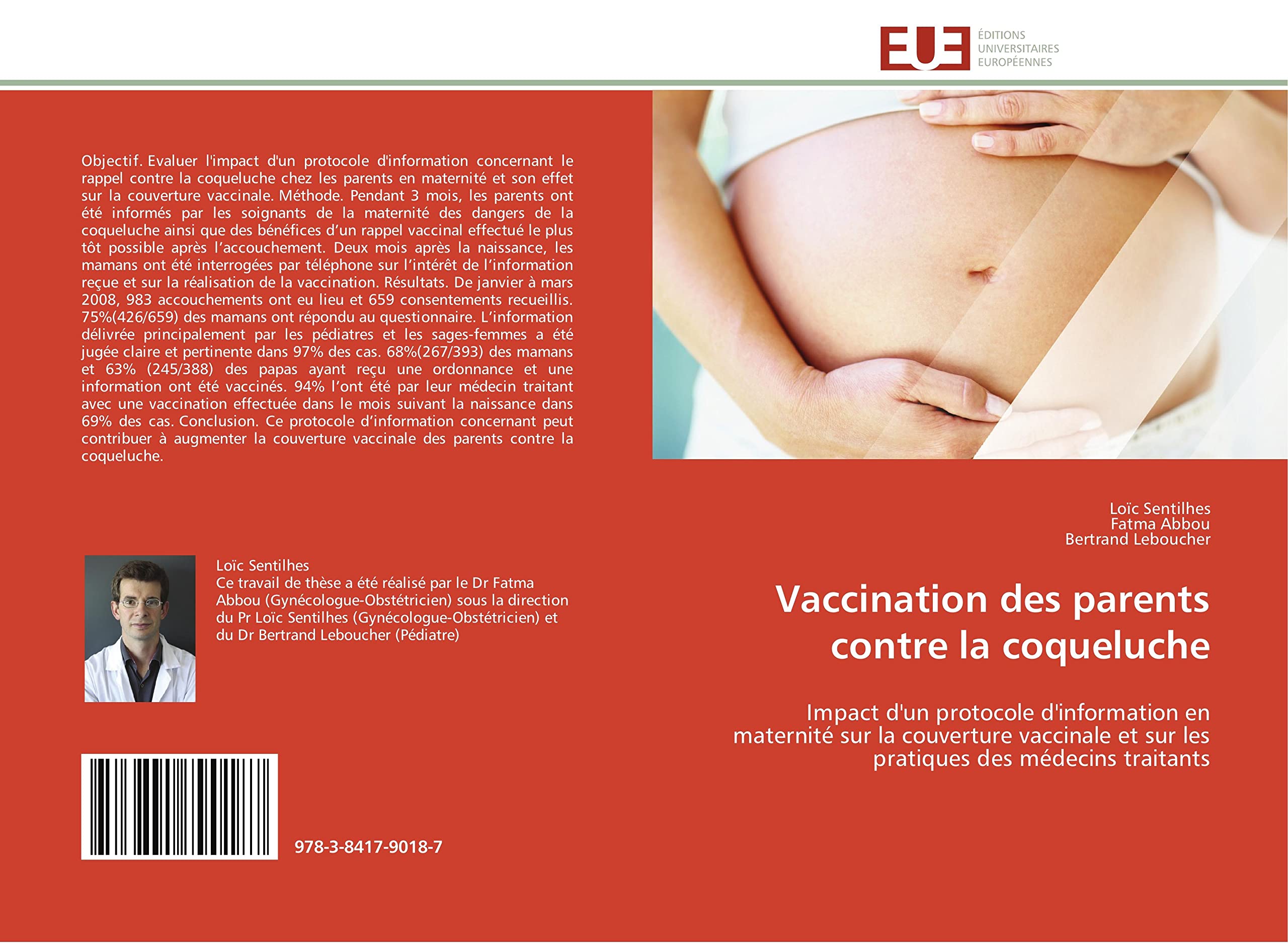 Vaccination des parents contre la coqueluche: Impact d'un protocole d'information en maternité sur la couverture vaccinale et sur les pratiques de book