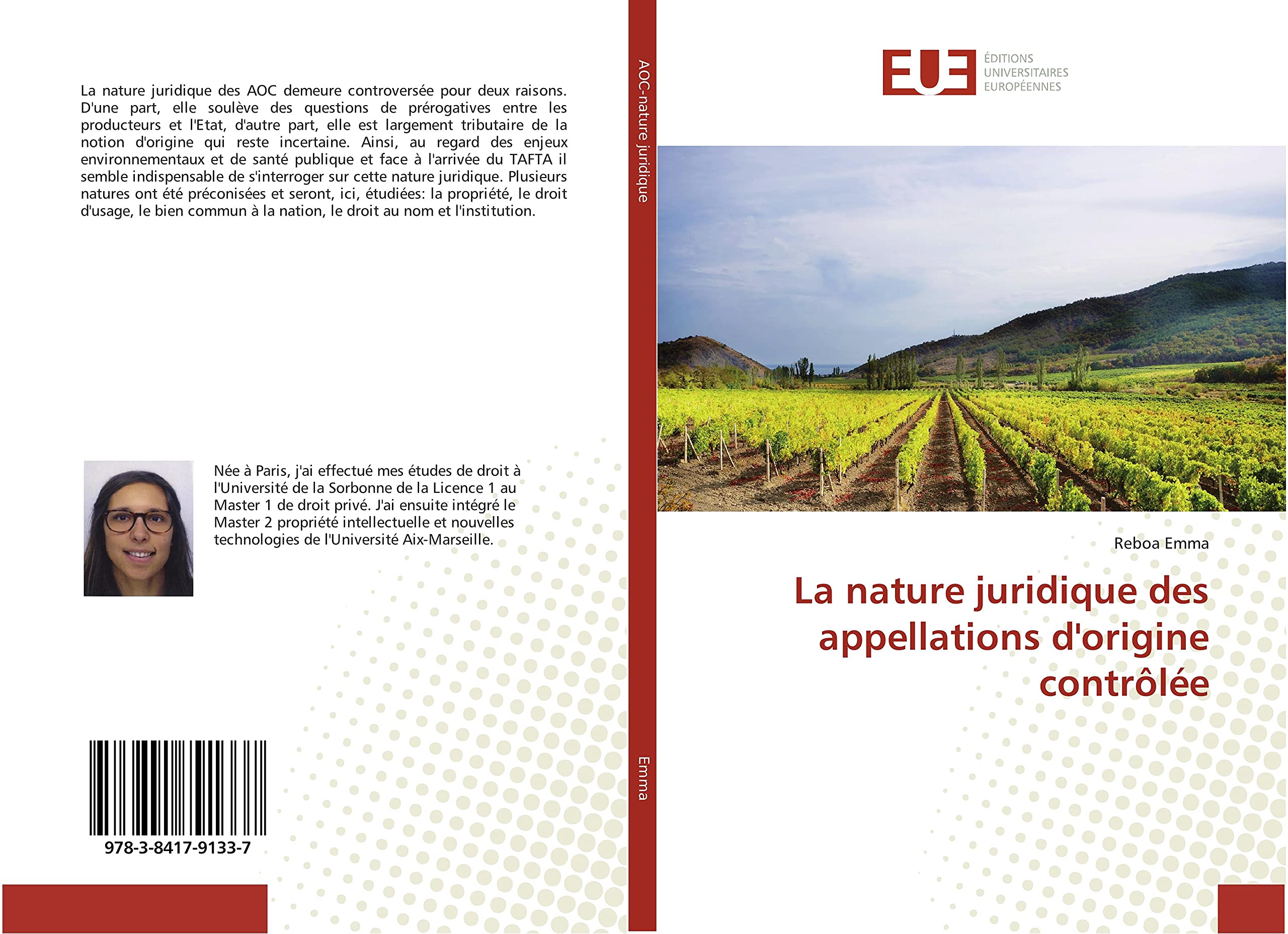 La nature juridique des appellations d'origine contrôlée book