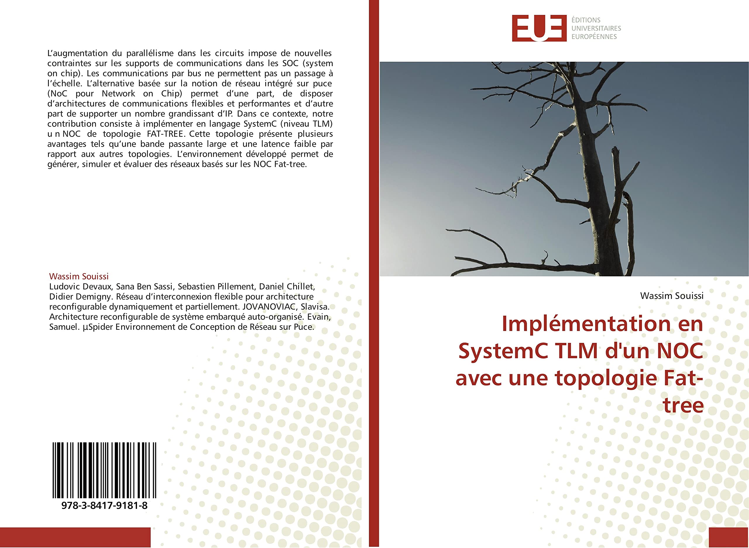 Implémentation en SystemC TLM d'un NOC avec une topologie Fat-tree book