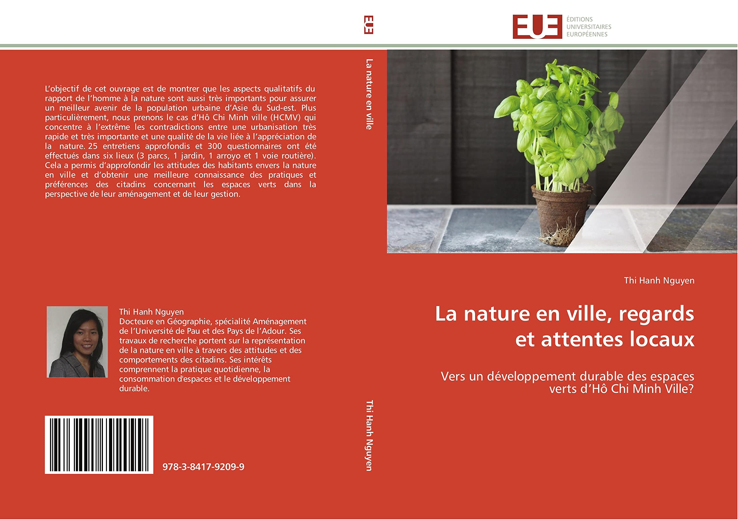 La nature en ville, regards et attentes locaux: Vers un développement durable des espaces verts d’Hô Chi Minh Ville? book