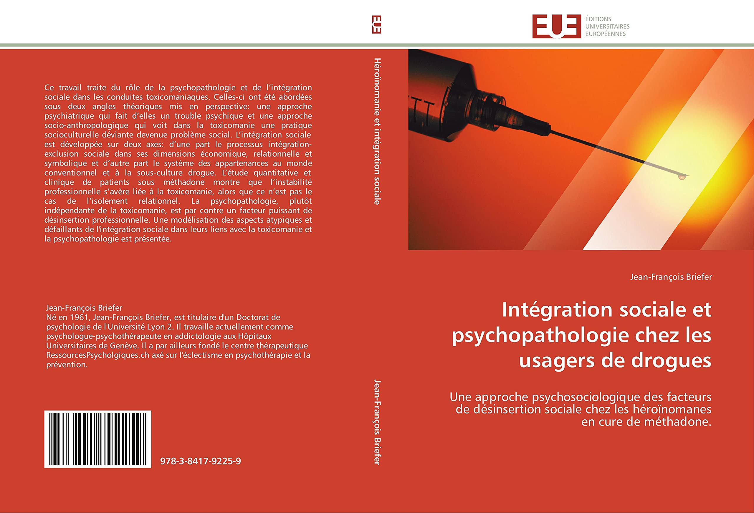 Intégration sociale et psychopathologie chez les usagers de drogues book