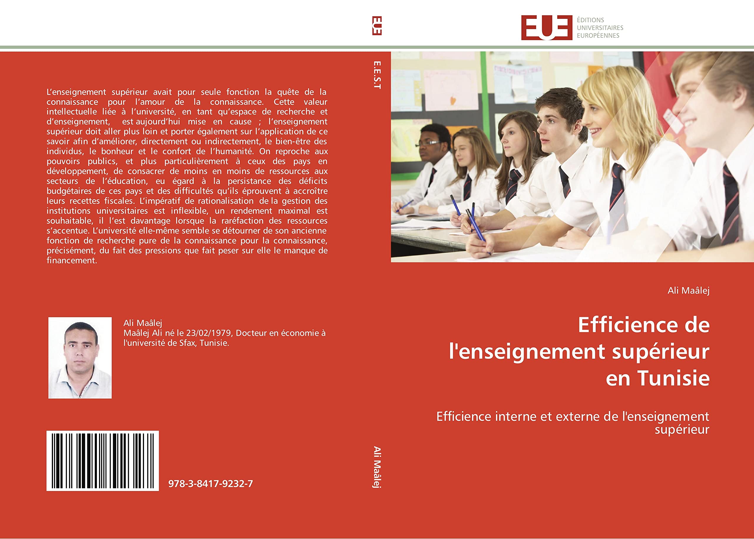 Efficience de l'enseignement supérieur en Tunisie: Efficience interne et externe de l'enseignement supérieur book