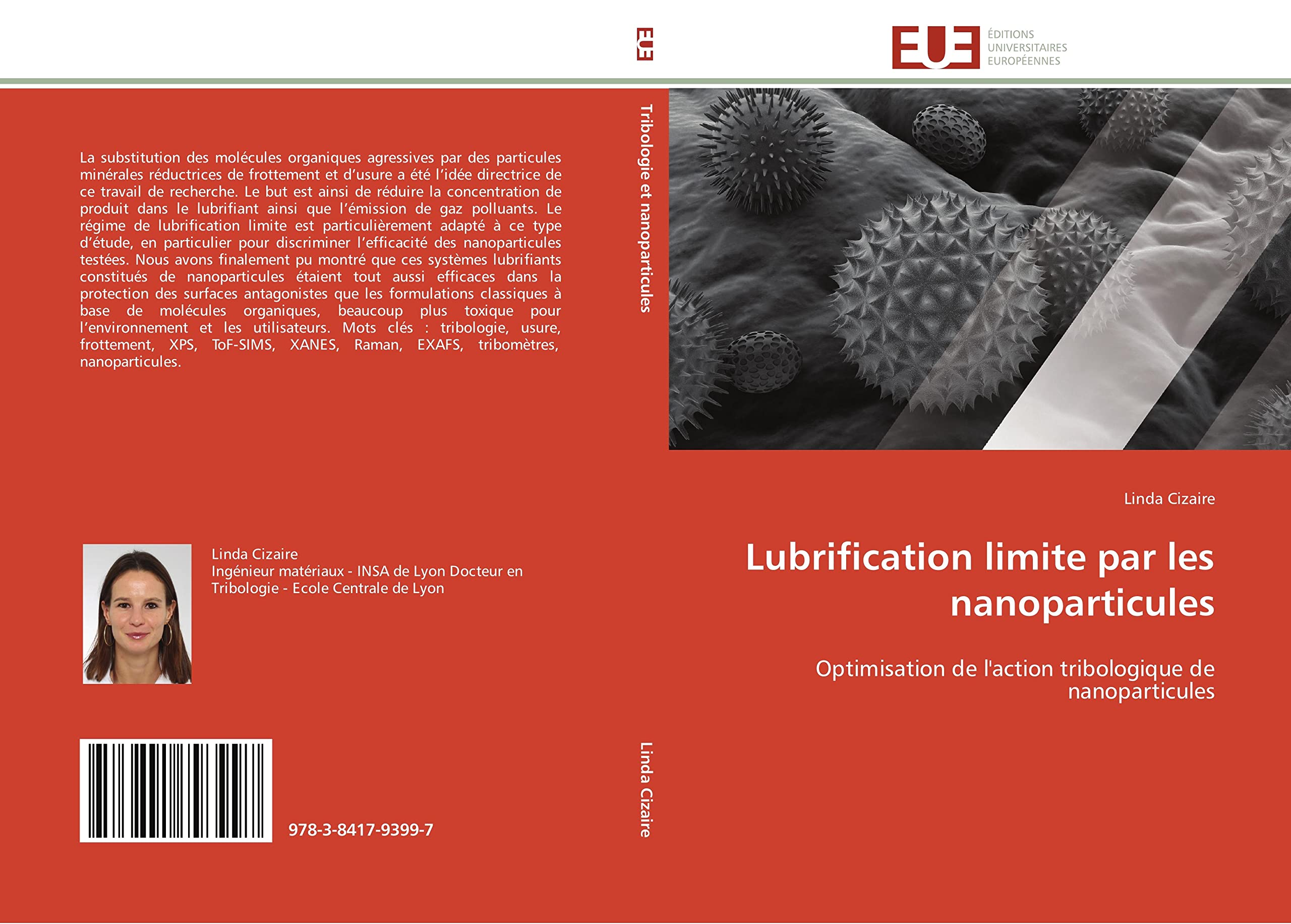 Lubrification limite par les nanoparticules: Optimisation de l'action tribologique de nanoparticules book