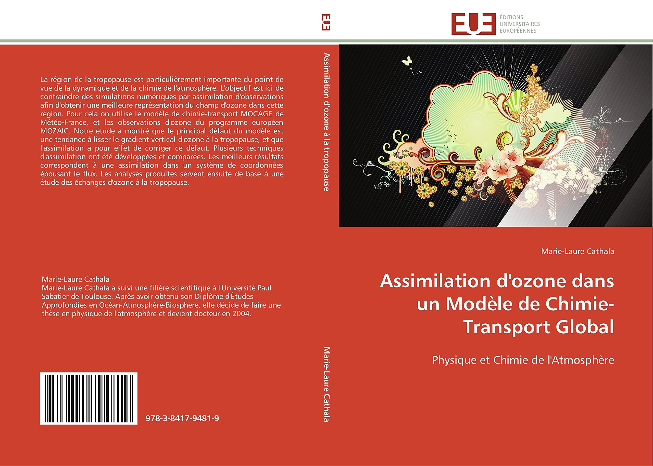 Assimilation d'ozone dans un Modèle de Chimie-Transport Global: Physique et Chimie de l'Atmosphère book