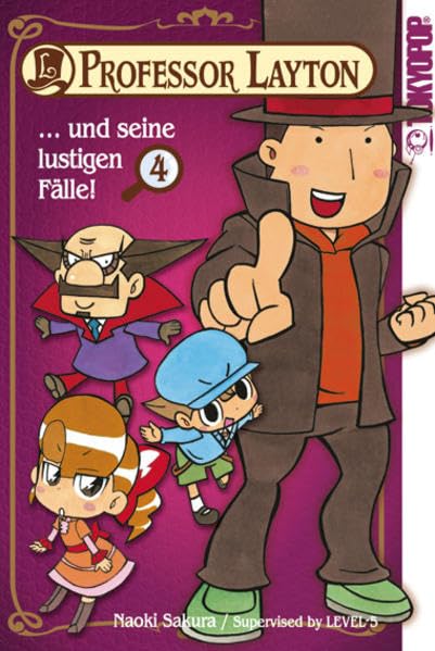 Professor Layton 04: ... und sein lustigen Fälle Manga