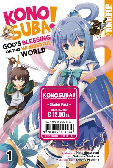 Konosuba! God's Blessing On This Wonderful World! Starter Pack Manga