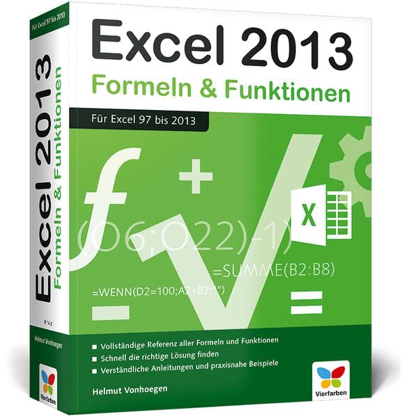 Excel 2013 – Formeln und Funktionen Computer Science