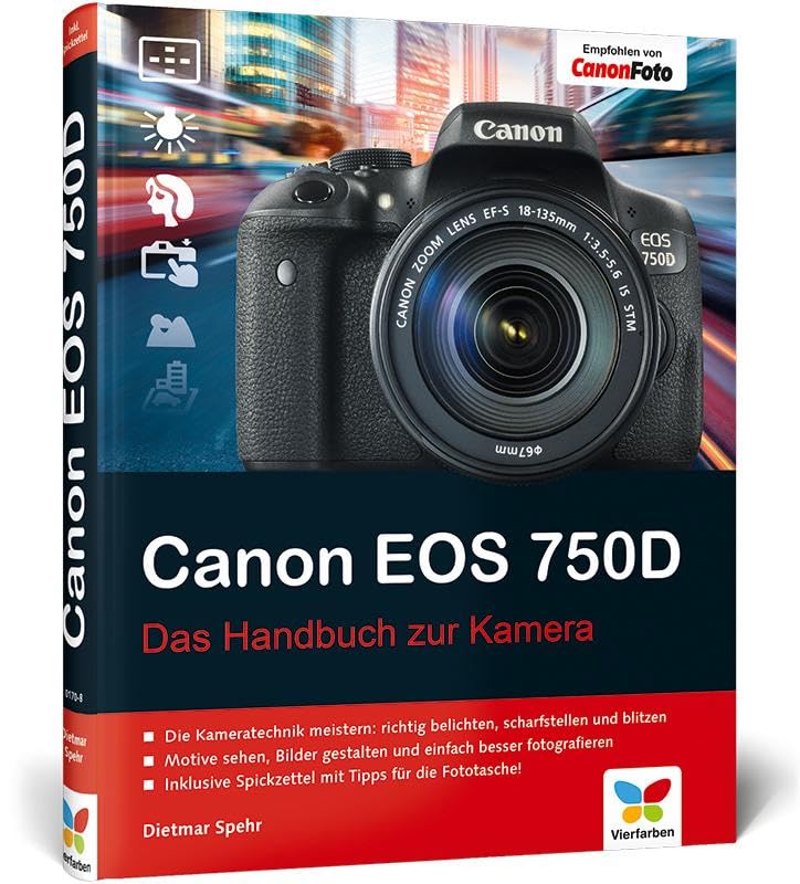Canon EOS 750D Photography Books