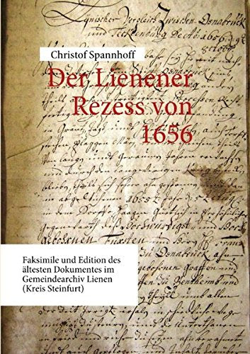 Der Lienener Rezess von 1656 Politics & History
