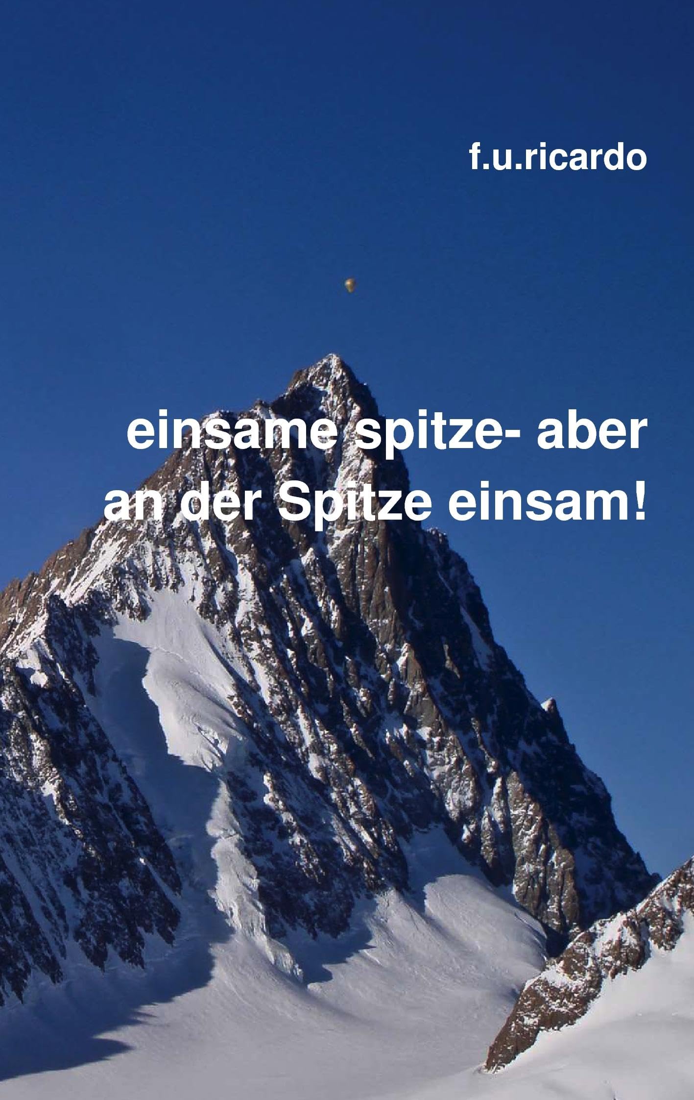Einsame Spitze - aber an der Spitze einsam! Contemporary literature Books