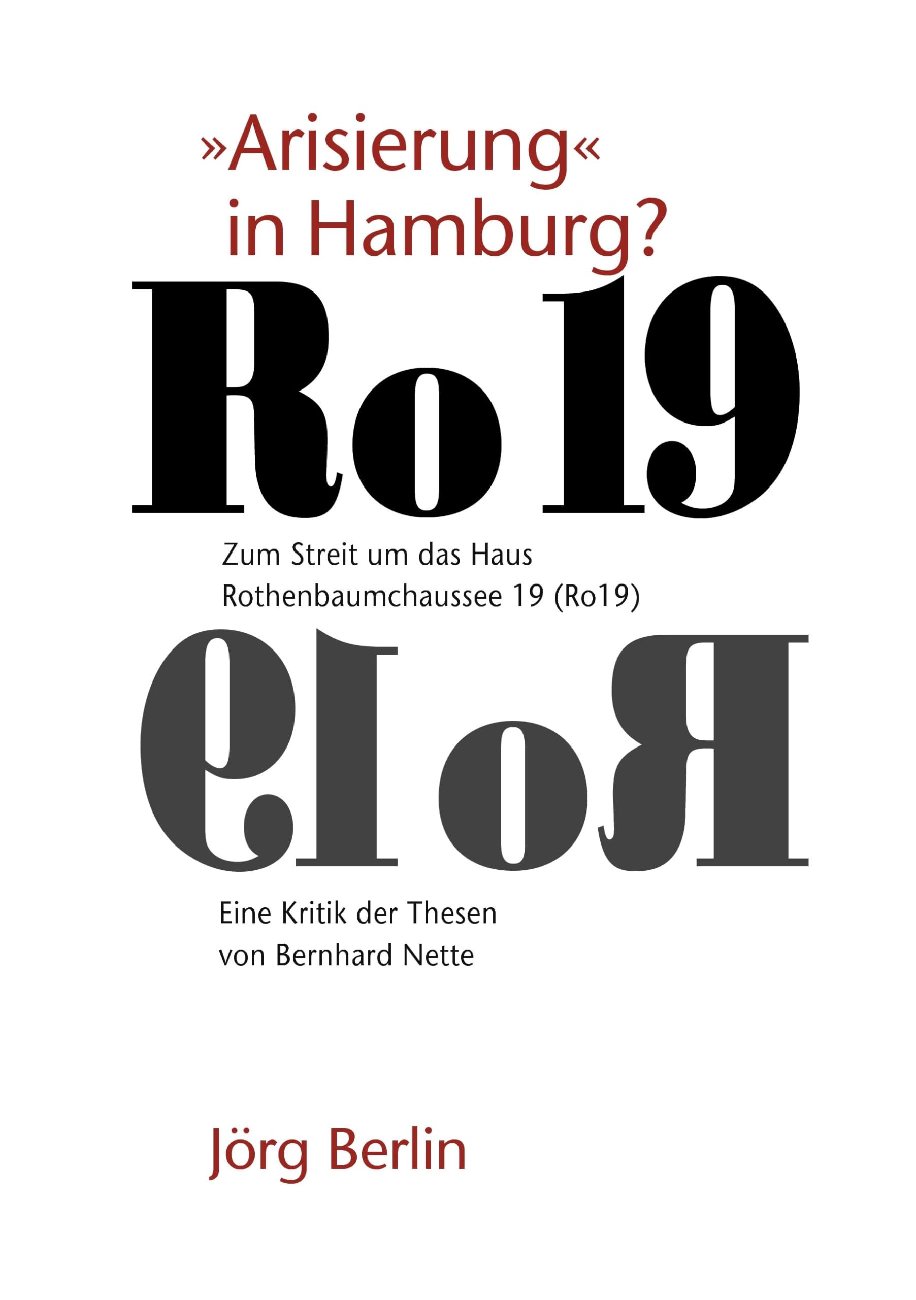 Ro 19 - "Arisierung" in Hamburg? Social Sciences