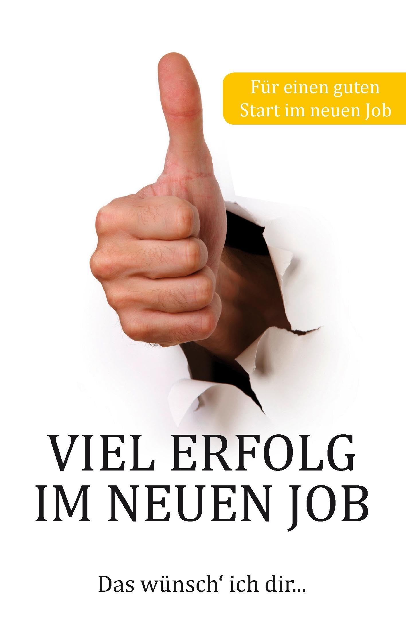Viel Erfolg im neuen Job Business, Finance & Career