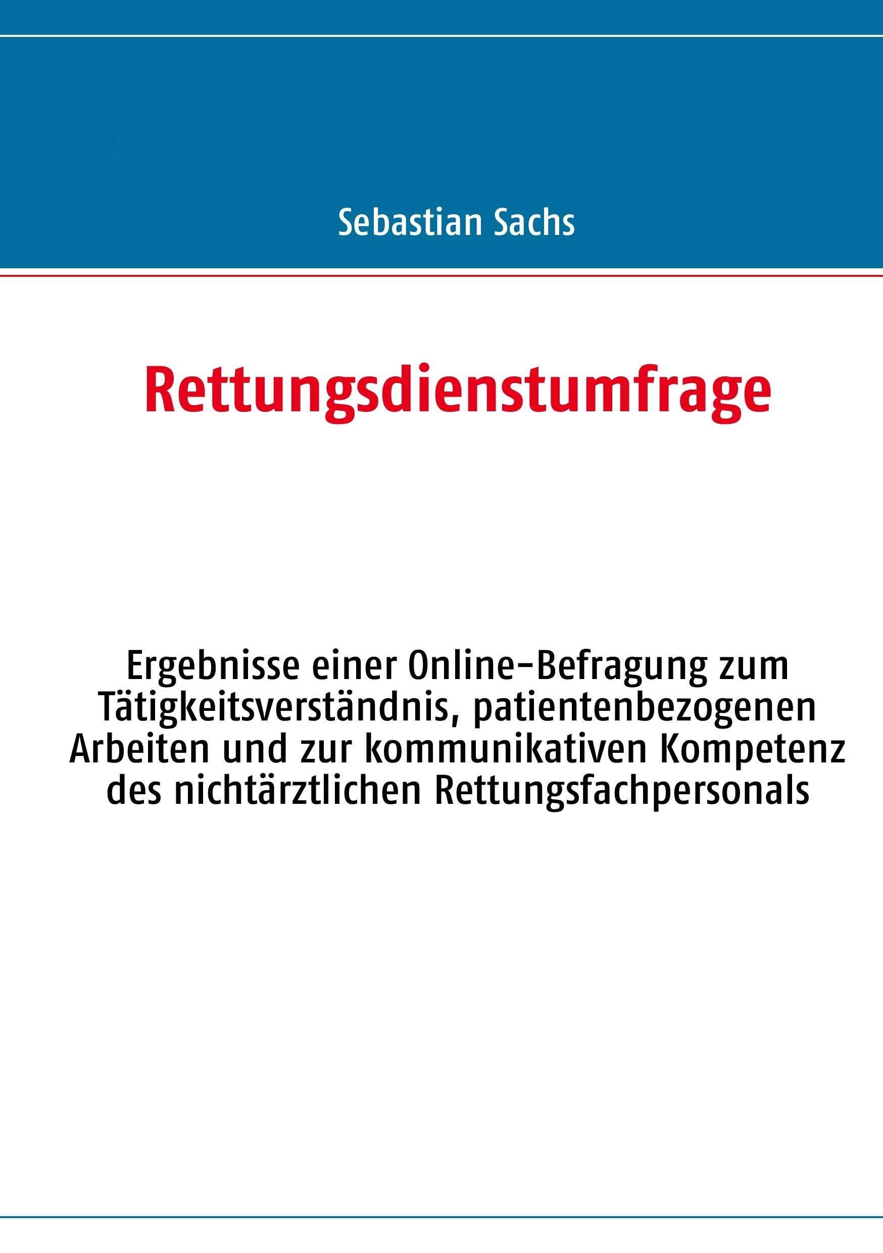 Product Image: Rettungsdienstumfrage