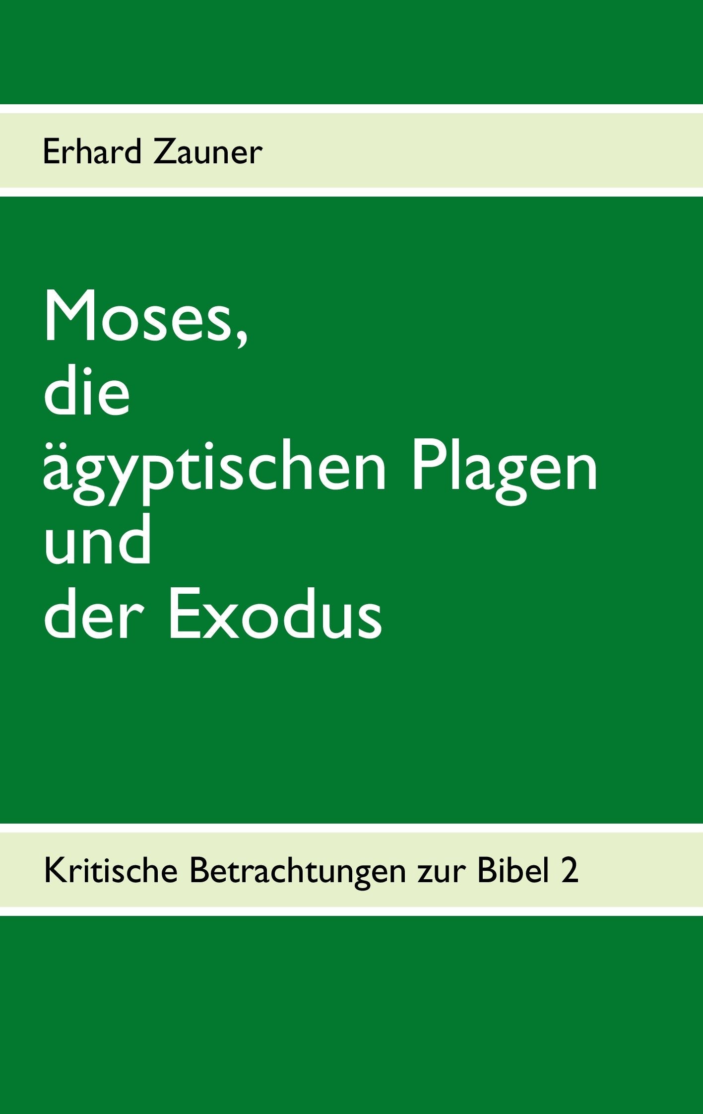 Moses, die ägyptischen Plagen und der Exodus Religion & Esotericism