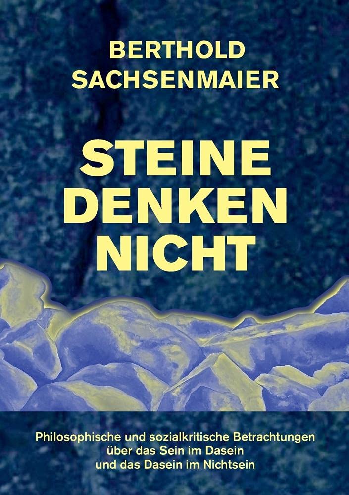 Steine denken nicht: Philosophische + sozialkritische Betrachtungen über das Sein im Dasein und das Dasein im Nichtsein Philosophy