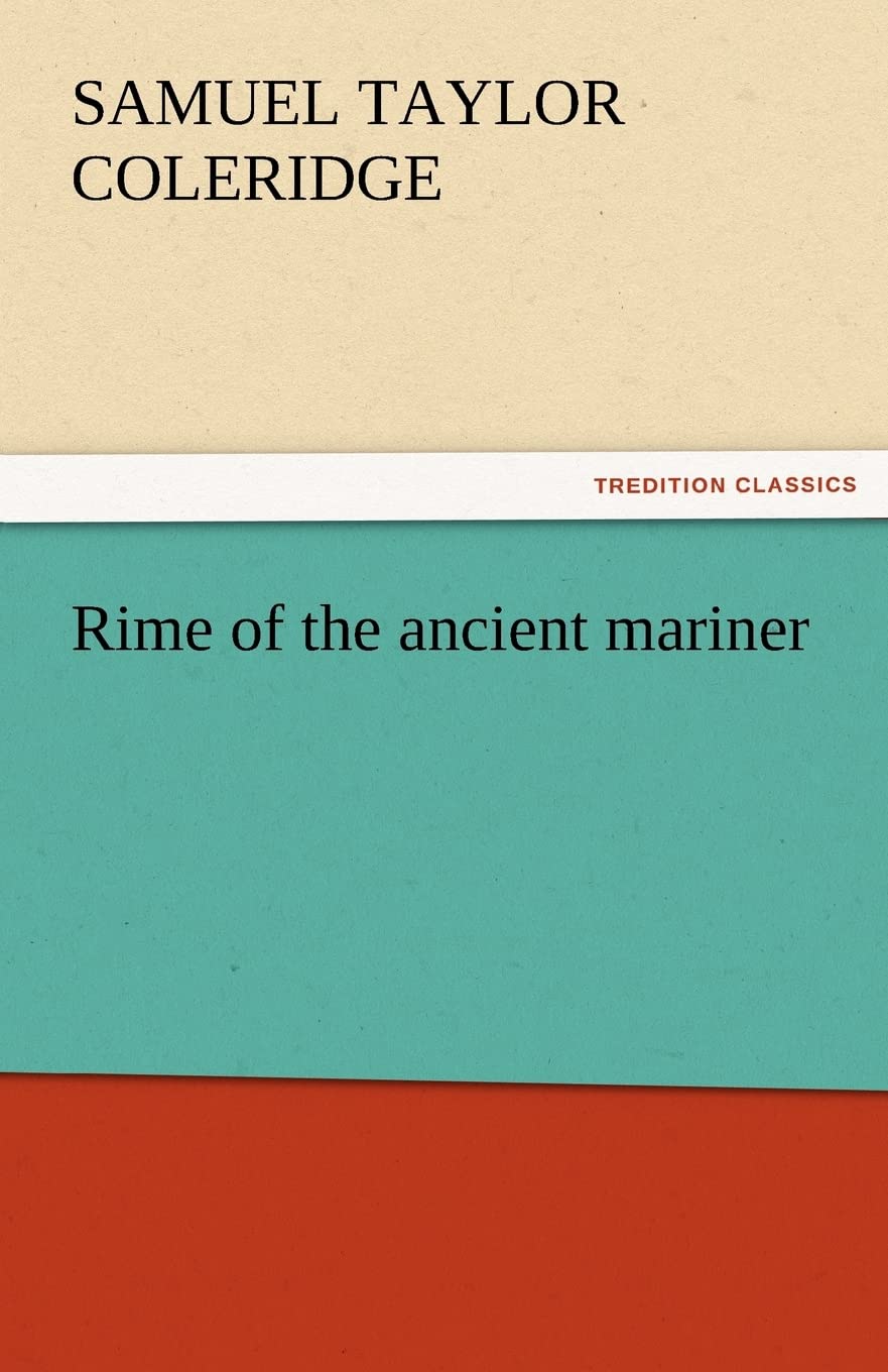 Rime of the ancient mariner (TREDITION CLASSICS) Contemporary literature