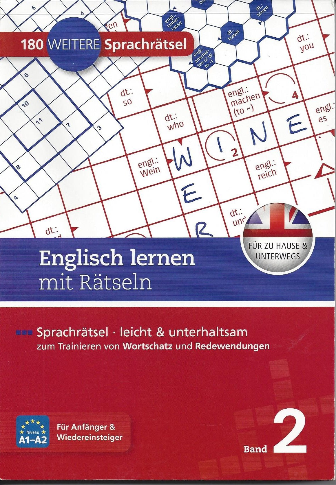 Englisch lernen mit Rätseln, 180 Sprachrätsel, Band 2; Niveau A1-A2 (Sprachrätsel) Books
