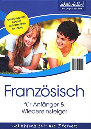 Schulerhilfe! ~ Franzosisch fur Anfanger & Wiedereinsteiger - Lernblock fur die Freizeit Books