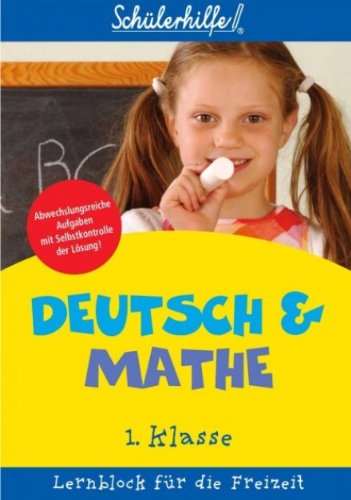 Lernblock Deutsch und Mathe, 1. Klasse Books