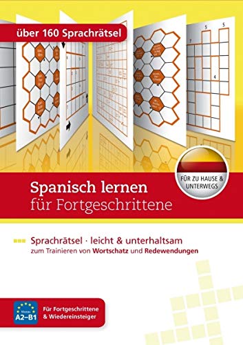 Rätselblock Spanisch lernen für Fortgeschrittene Books