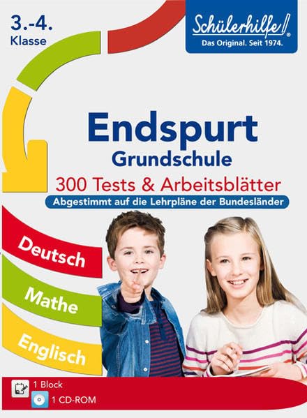 Endspurt Grundschule 3.-4. Klasse: Schülerhilfe Testmappe Foreign Languages ​​& Dictionaries