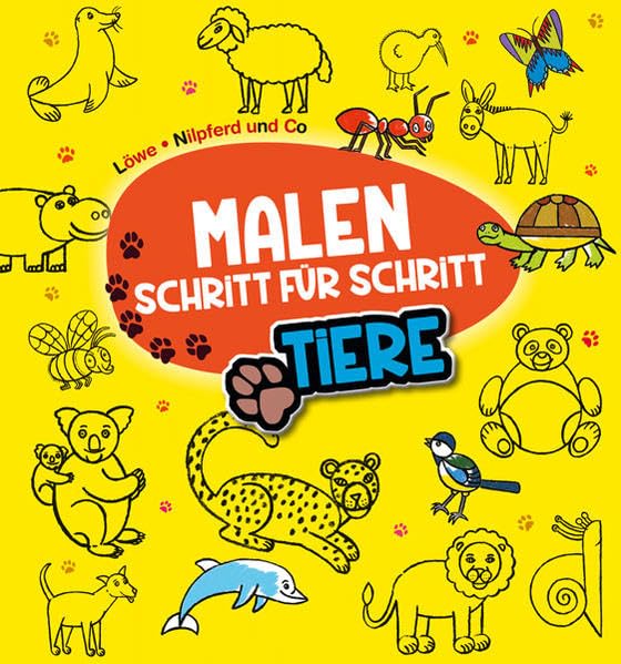 Malen Schritt-für-Schritt: Tiere Tiptoi & Games