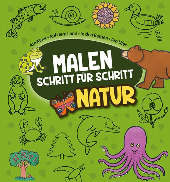 Malen Schritt-für-Schritt: Natur Tiptoi & Games