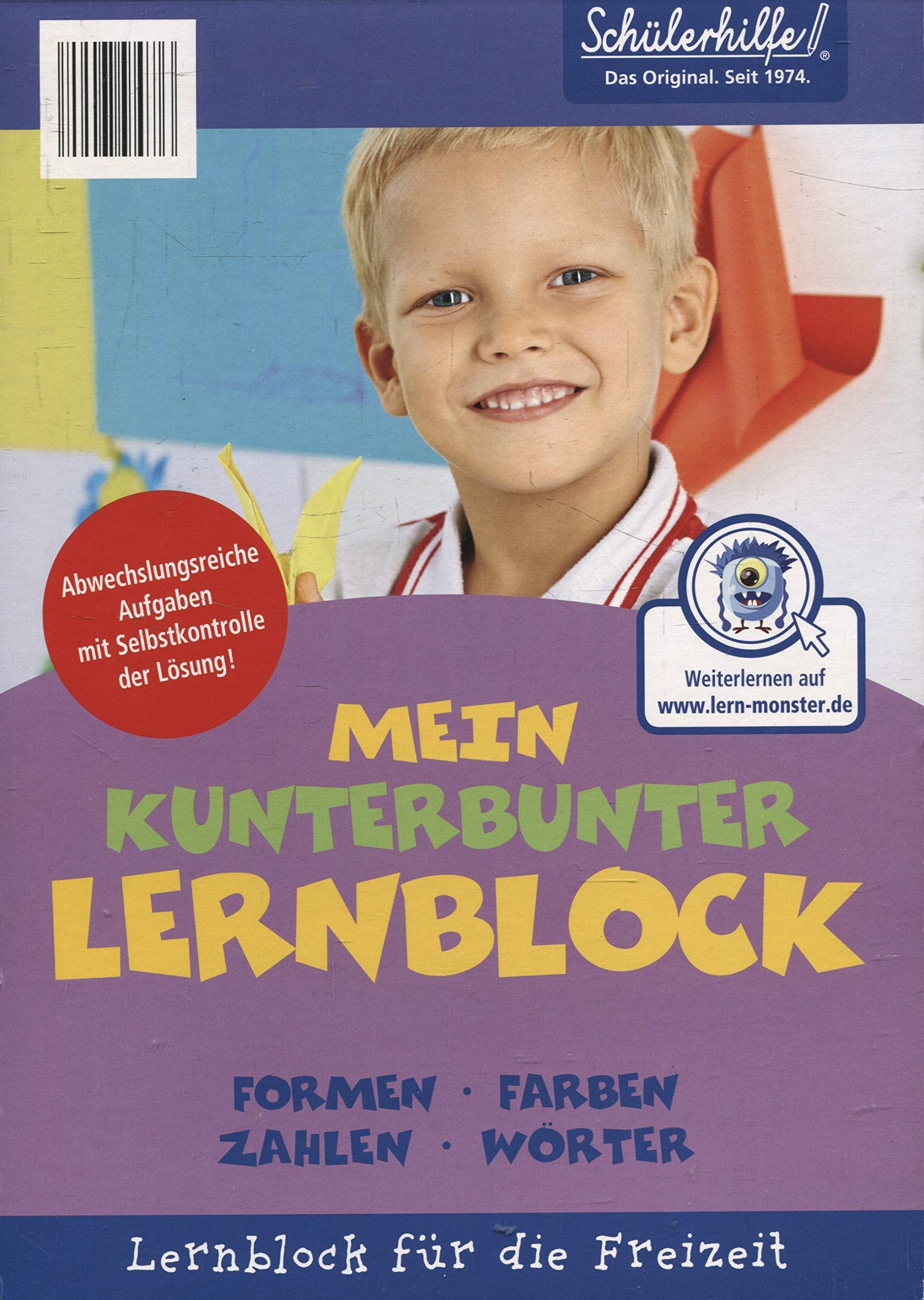 Mein kunterbunter Lernblock. Formen, Farben, Zahlen, Wörter Books