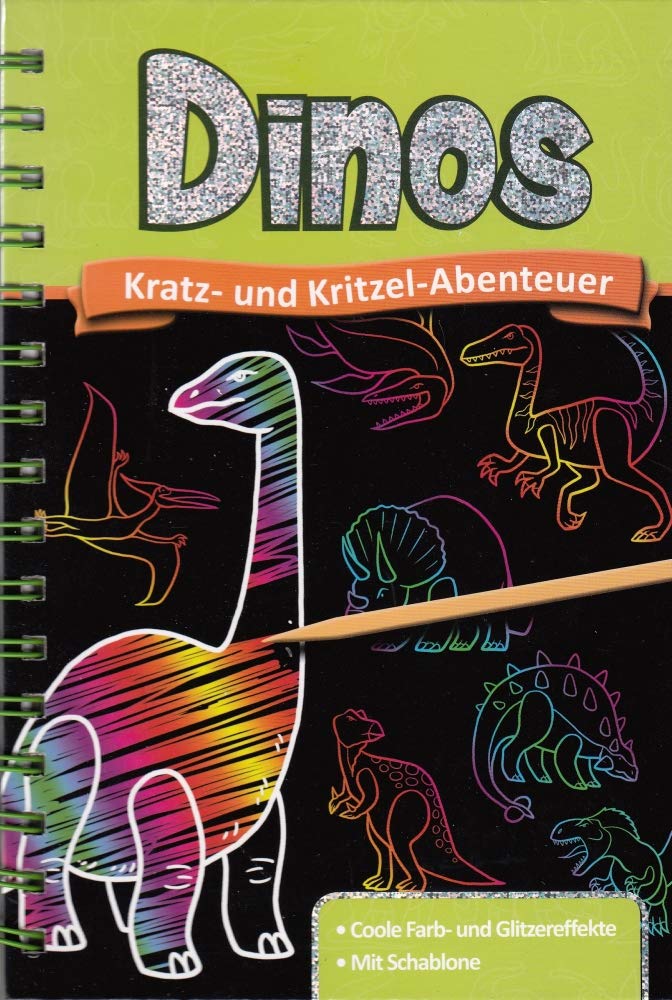 Kratz- und Kritzel-Abenteuer - Kratzbuch: Dinos book