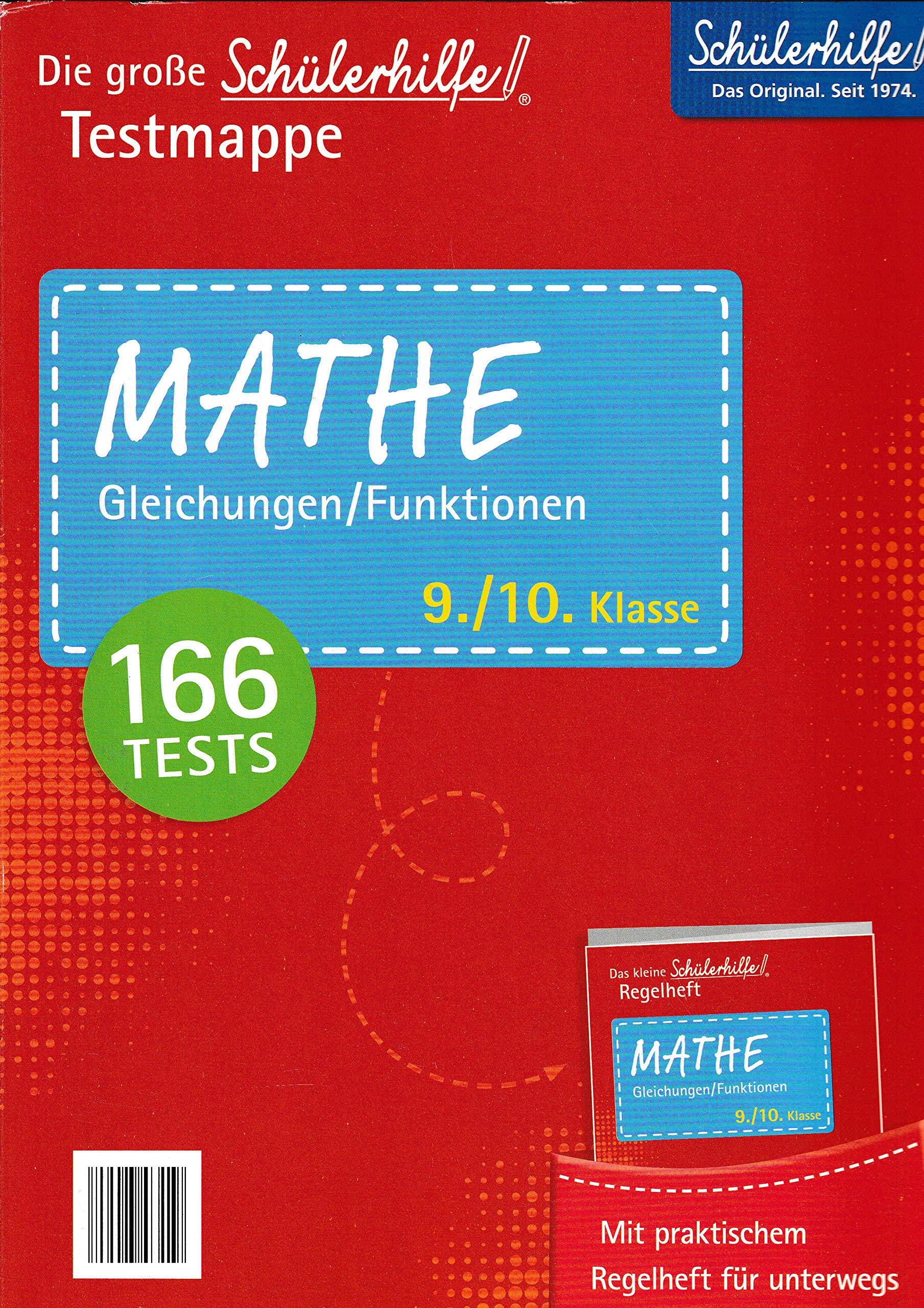 Die große Schülerhilfe Testmappe Mathe Gleichungen Funktionen 9./10. Klasse Books